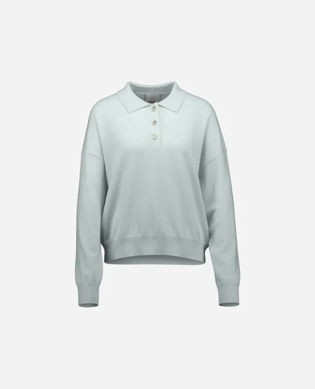 Woll-Mischung Pullover in Grün sold by Allude