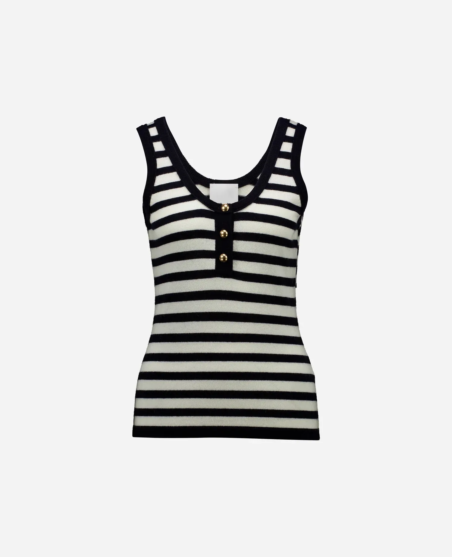 Woll-Mischung Top in Weiß sold by Allude