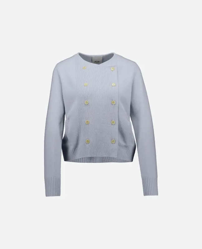 Woll-Mischung Jacket in Blau sold by Allude