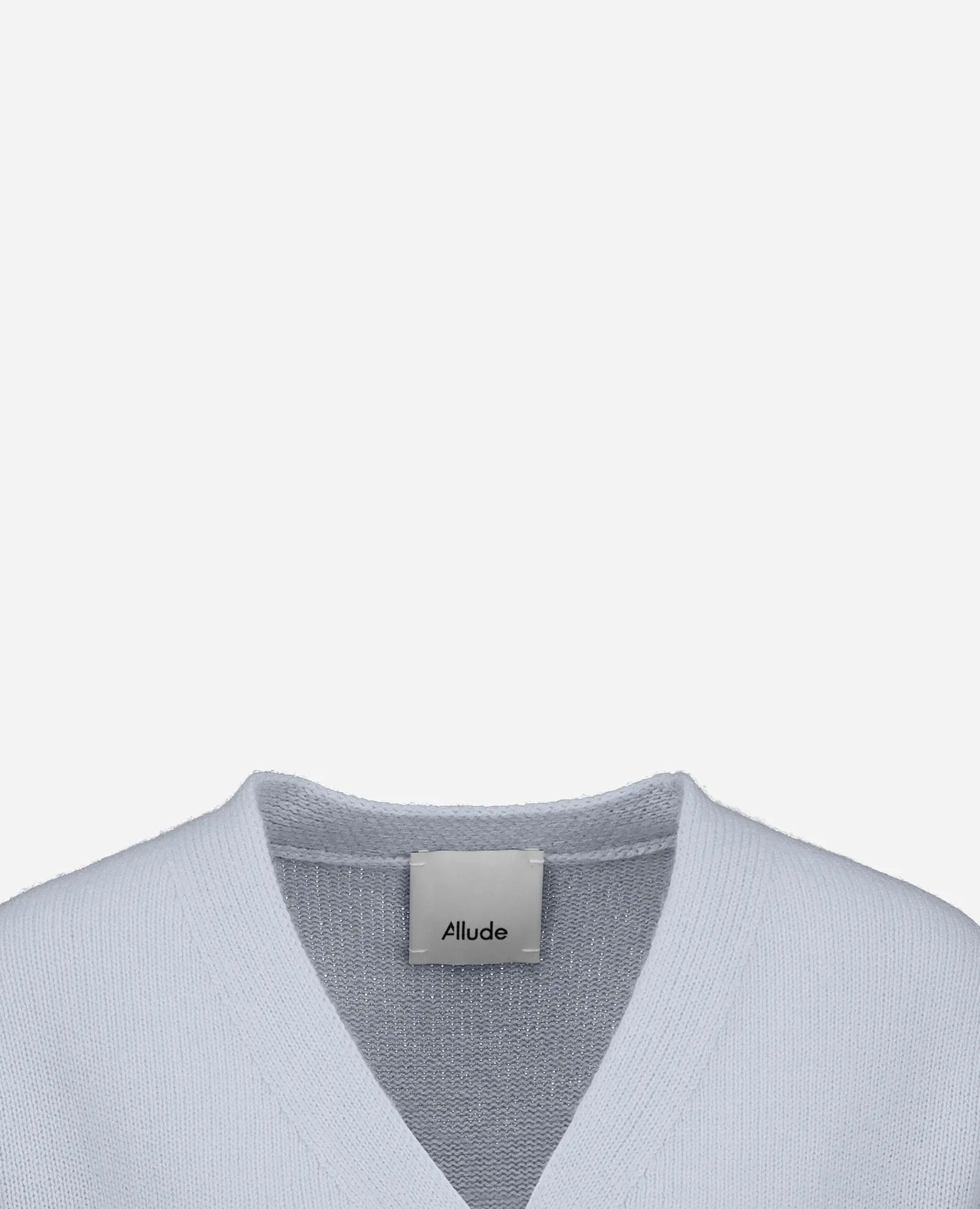 Cashmere Strickjacke in Blau sold by Allude product image thumbnail 3