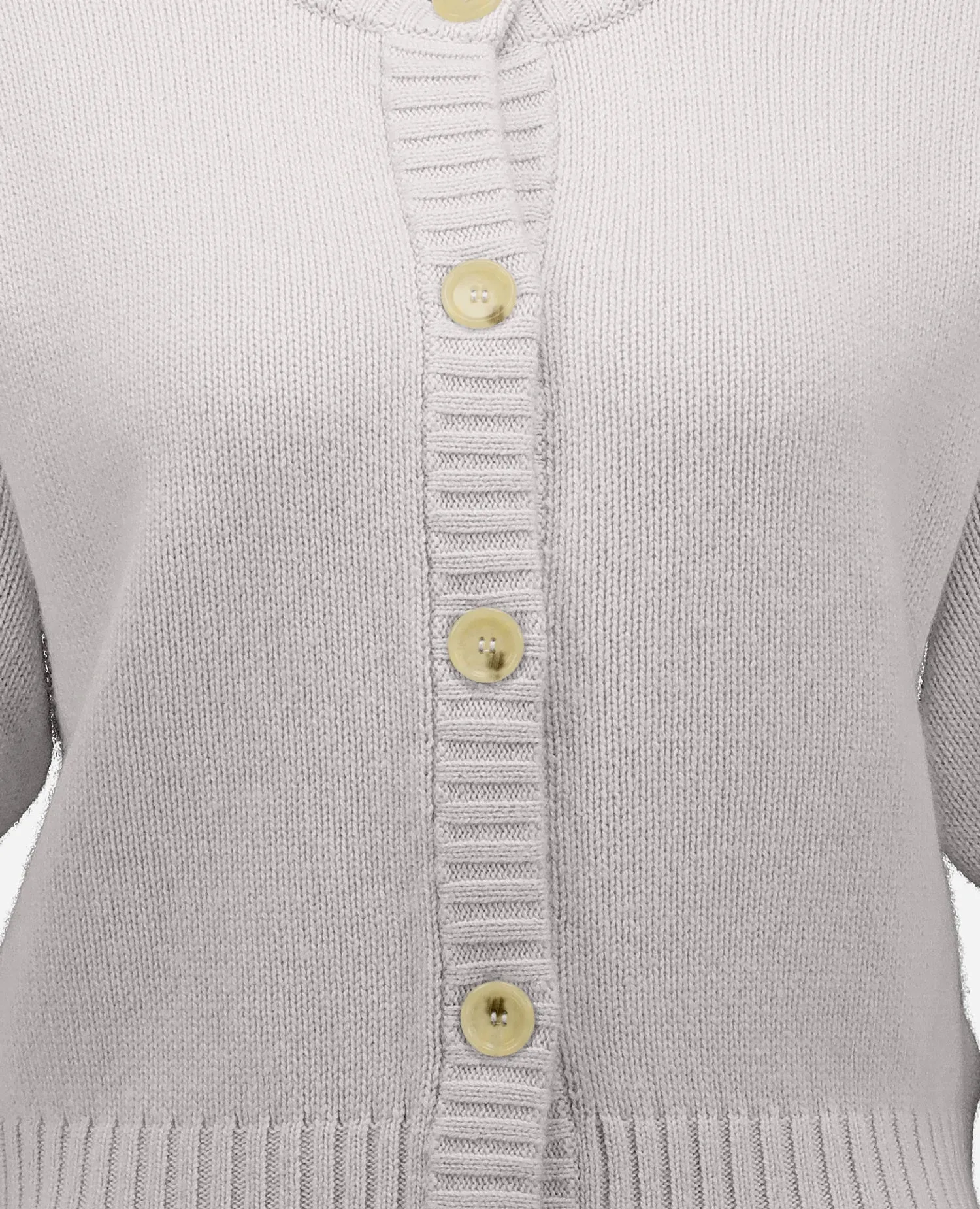 Cashmere Strickjacke in Grau sold by Allude product image thumbnail 4