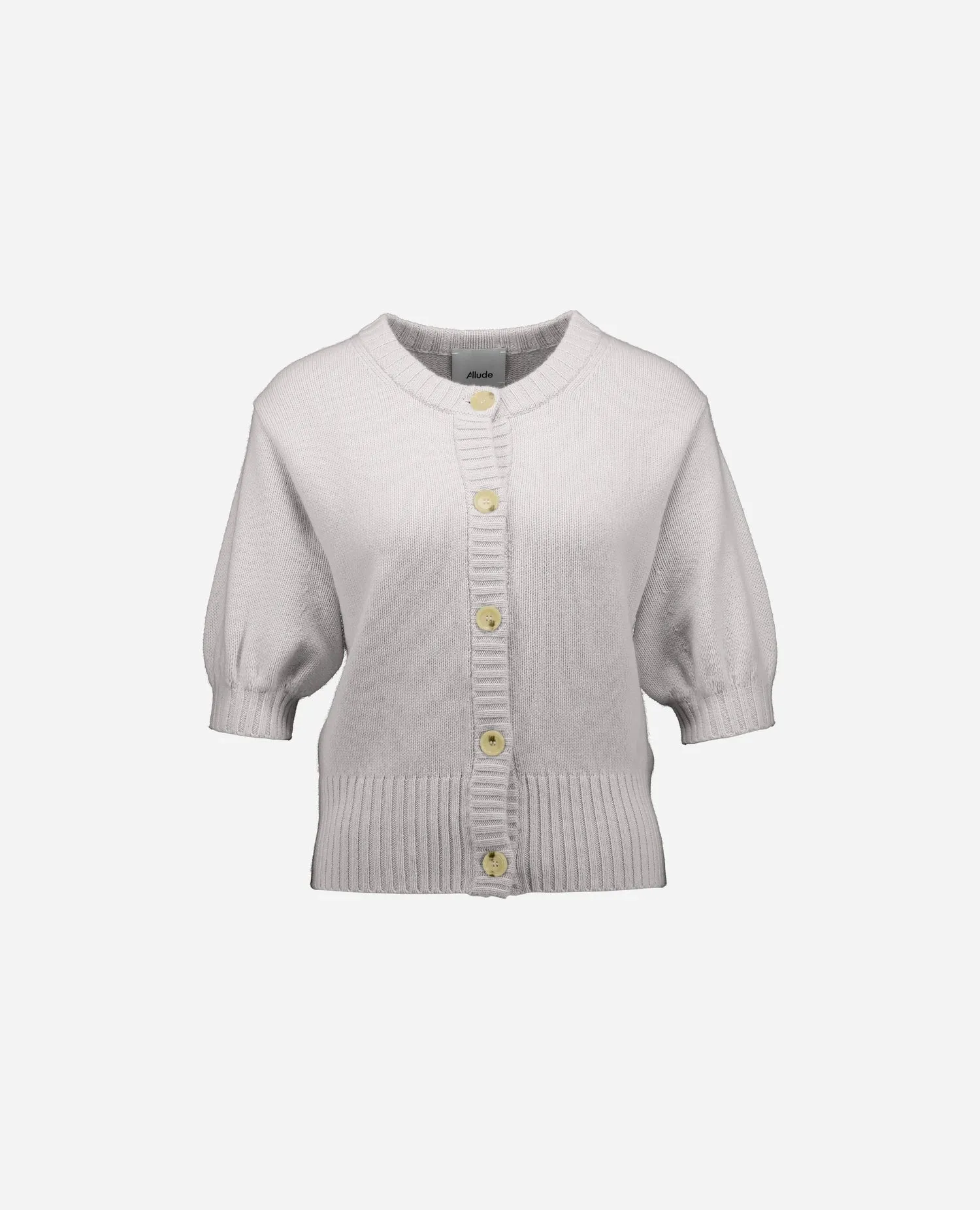 Cashmere Strickjacke in Grau sold by Allude