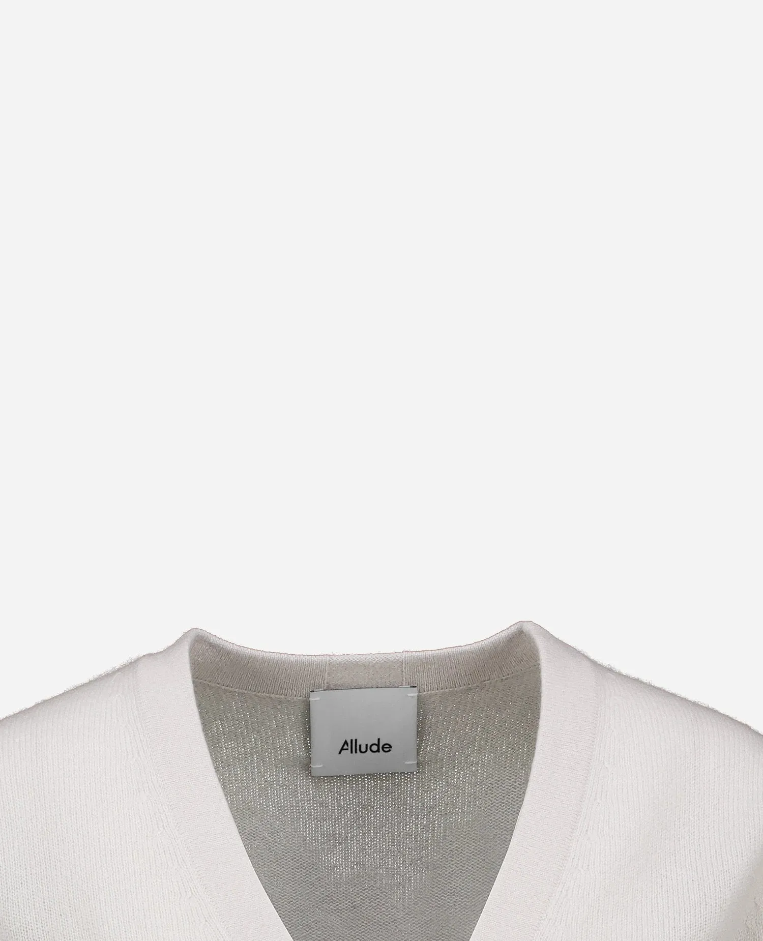 Cashmere Strickjacke in Grau sold by Allude product image thumbnail 3