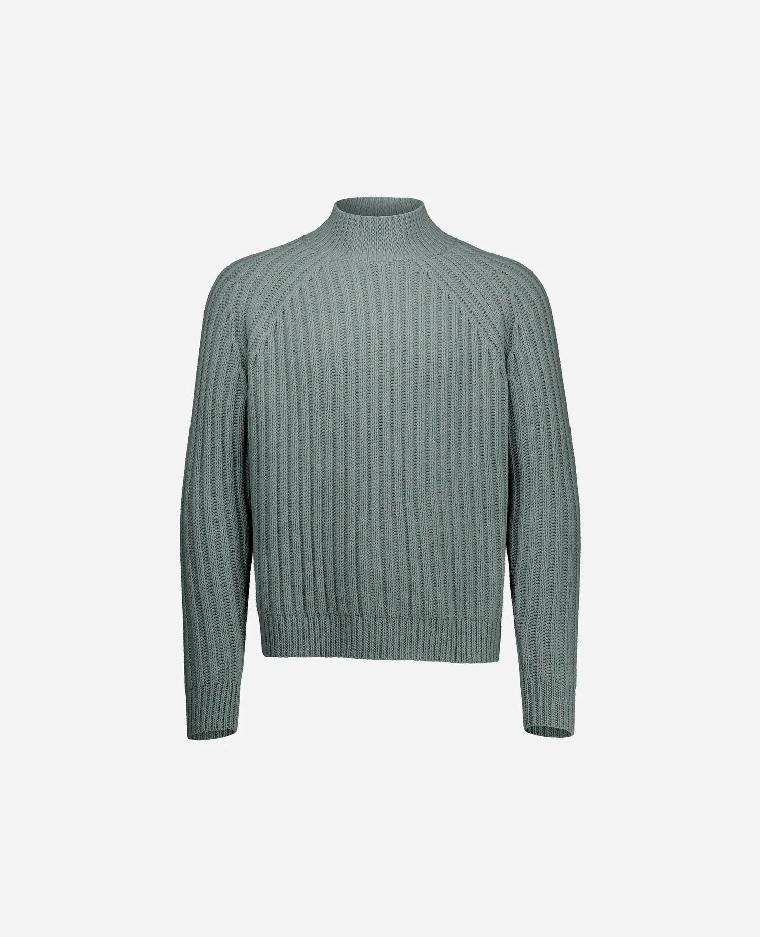 Woll-Mischung Pullover in Grün - Gerade Passform sold by Allude product image thumbnail 3