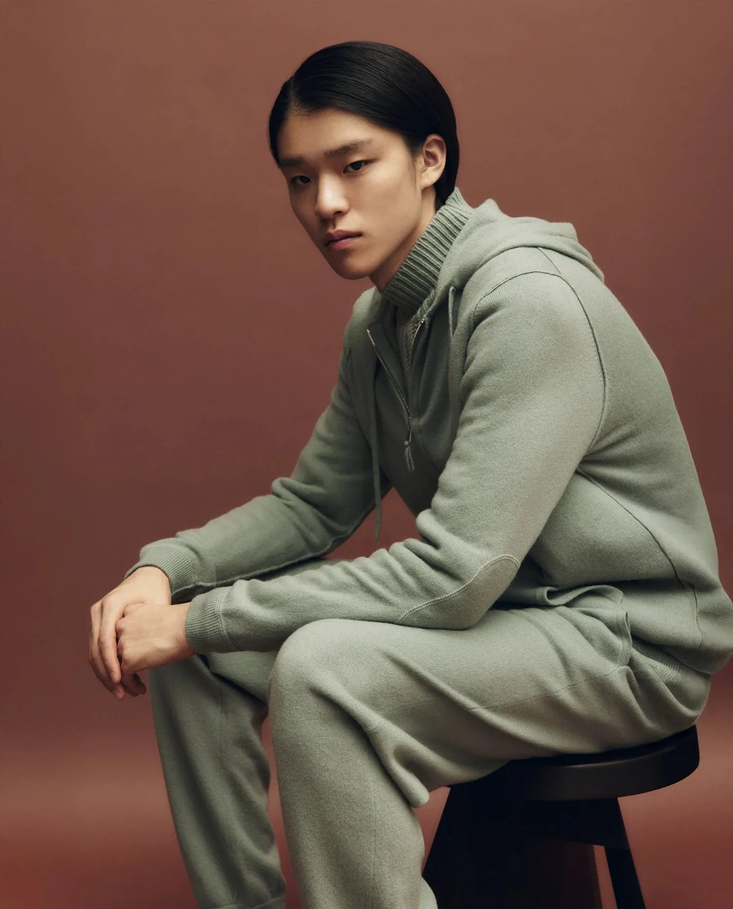 Woll-Mischung Pullover in Grün - Gerade Passform sold by Allude product image thumbnail 5