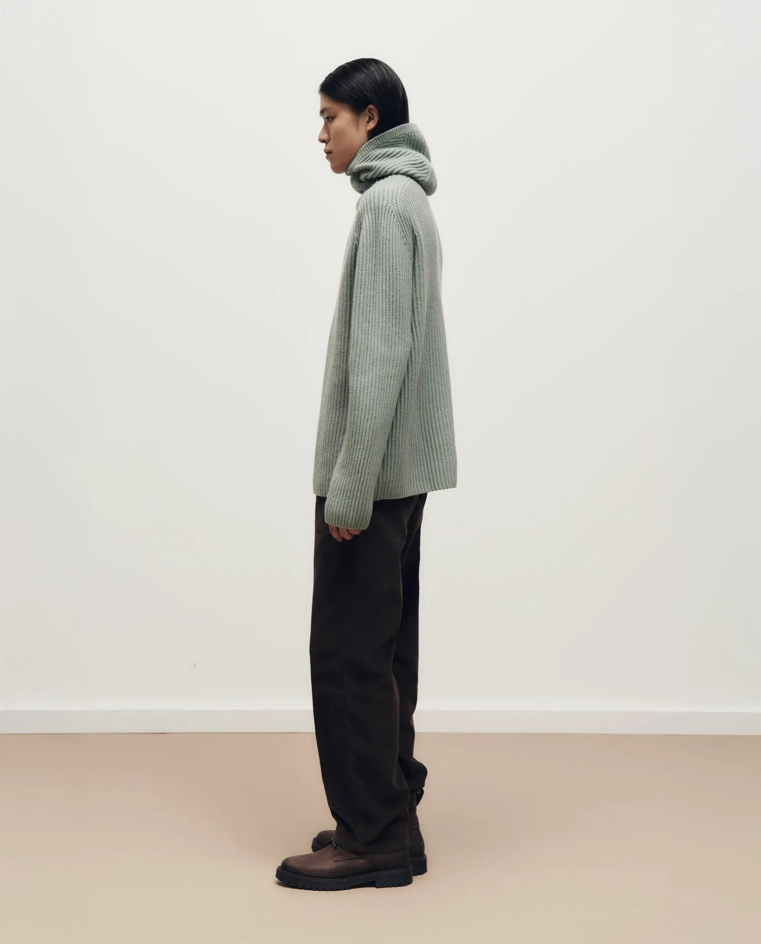 Woll-Mischung Pullover in Grün - Lockerer Schnitt sold by Allude product image thumbnail 5