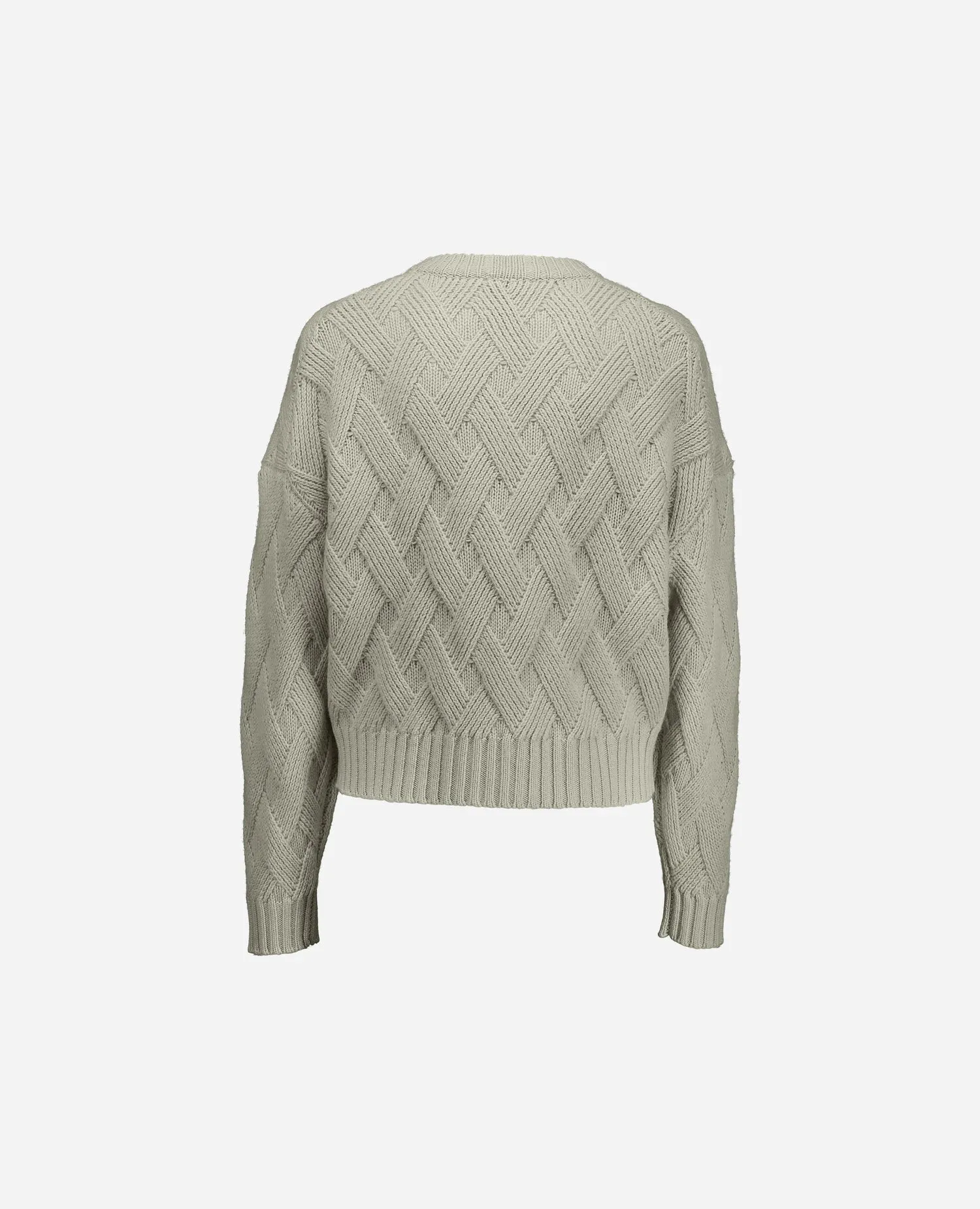 Woll-Mischung Pullover in Grau - Lockerer Schnitt sold by Allude product image thumbnail 4