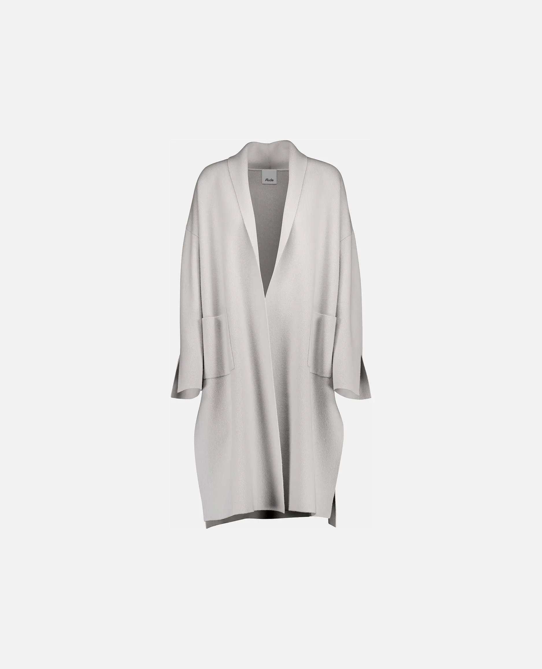 Mantel aus Cashmere-Mischung in Grau sold by Allude product image thumbnail 3
