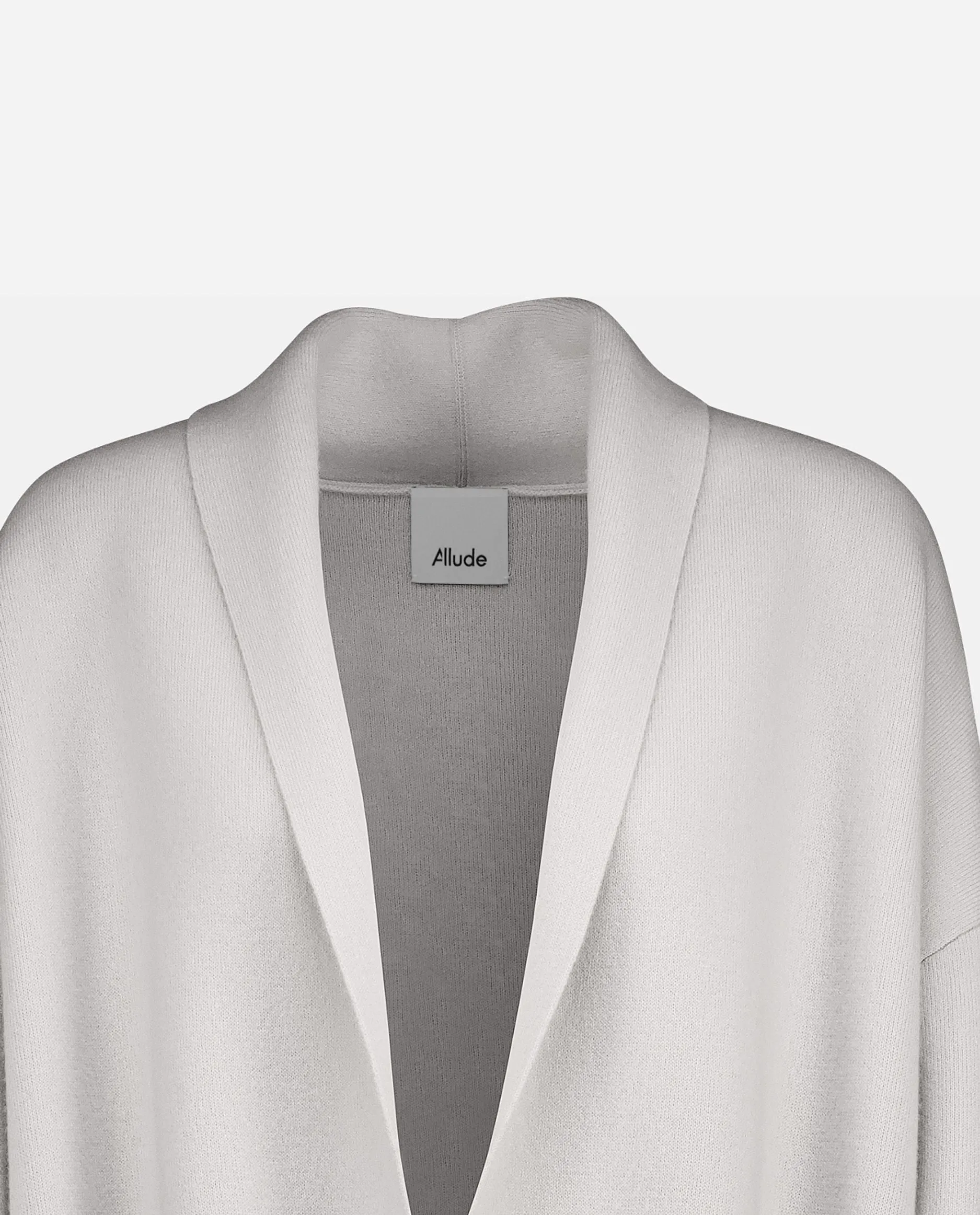 Mantel aus Cashmere-Mischung in Grau sold by Allude product image thumbnail 5