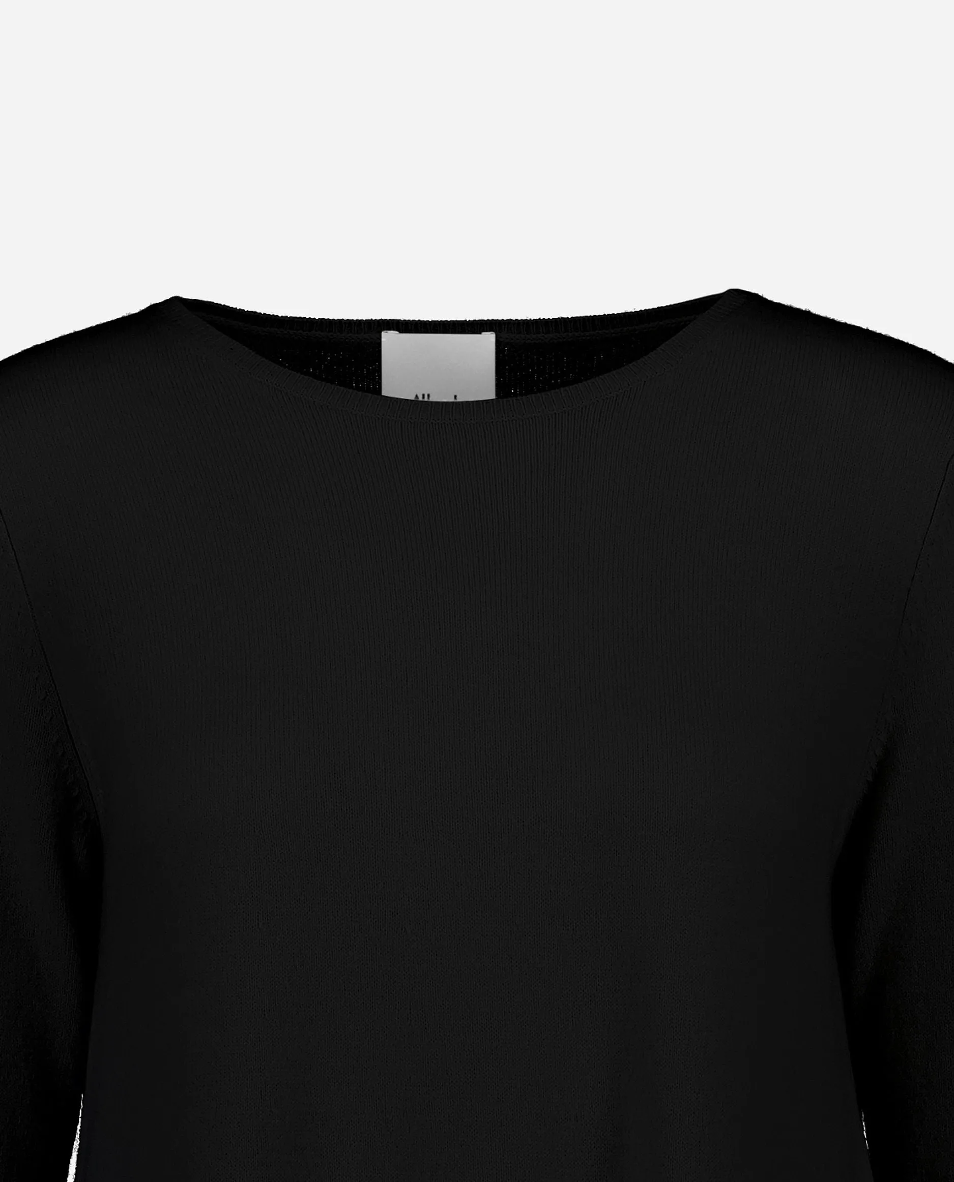 Rundhals Kleid aus Cashmere-Mischung in Schwarz sold by Allude product image thumbnail 3