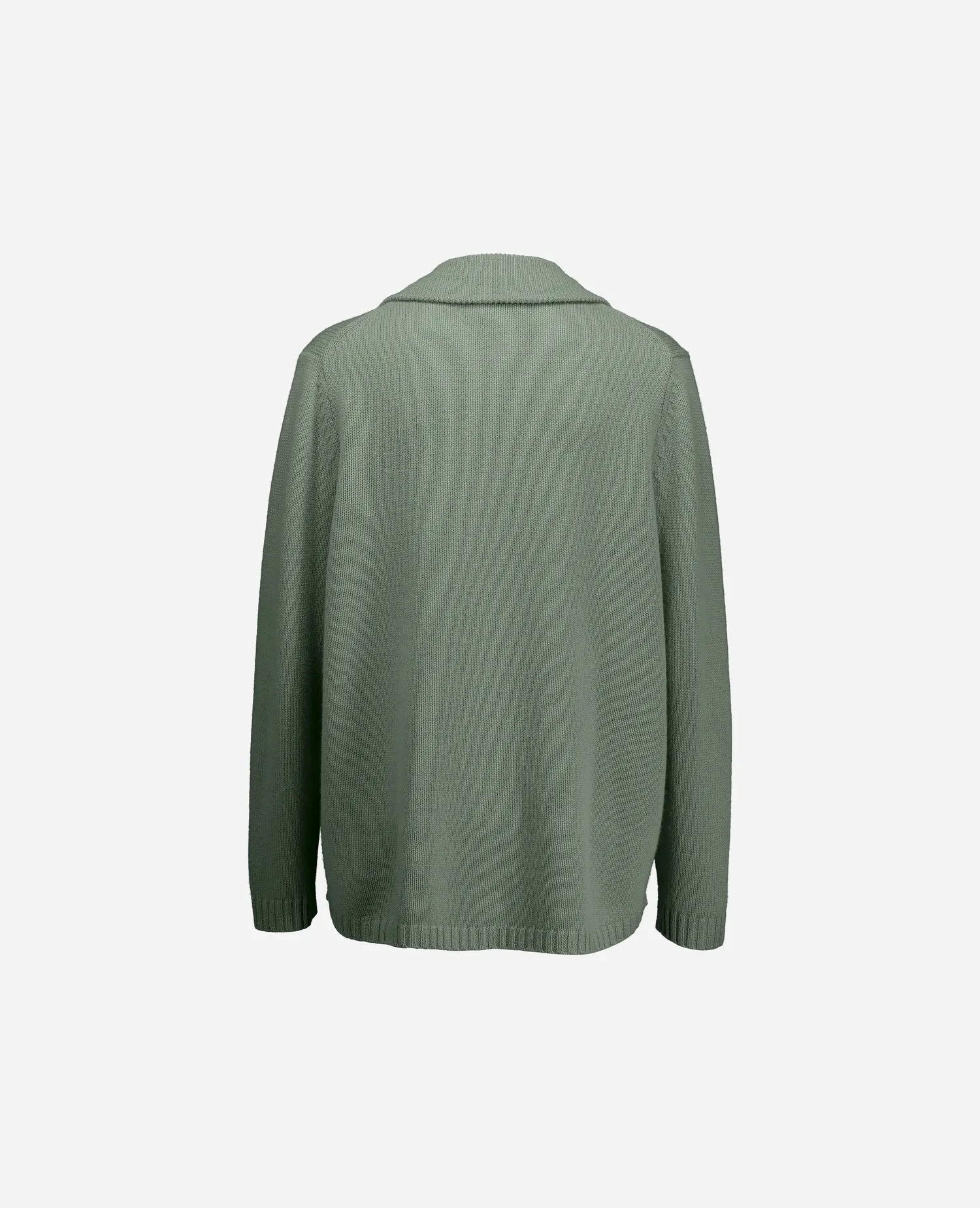 Woll-Mischung Pullover in Grün - Lockerer Schnitt sold by Allude product image thumbnail 4