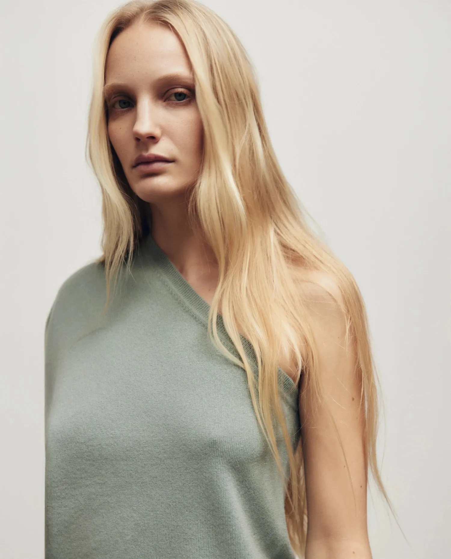 Woll-Mischung Pullover in Grün - Lockerer Schnitt sold by Allude product image thumbnail 5