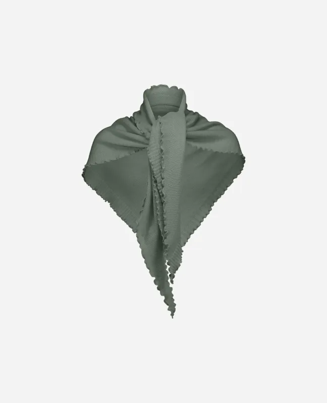 Cashmere Schal in Grün sold by Allude