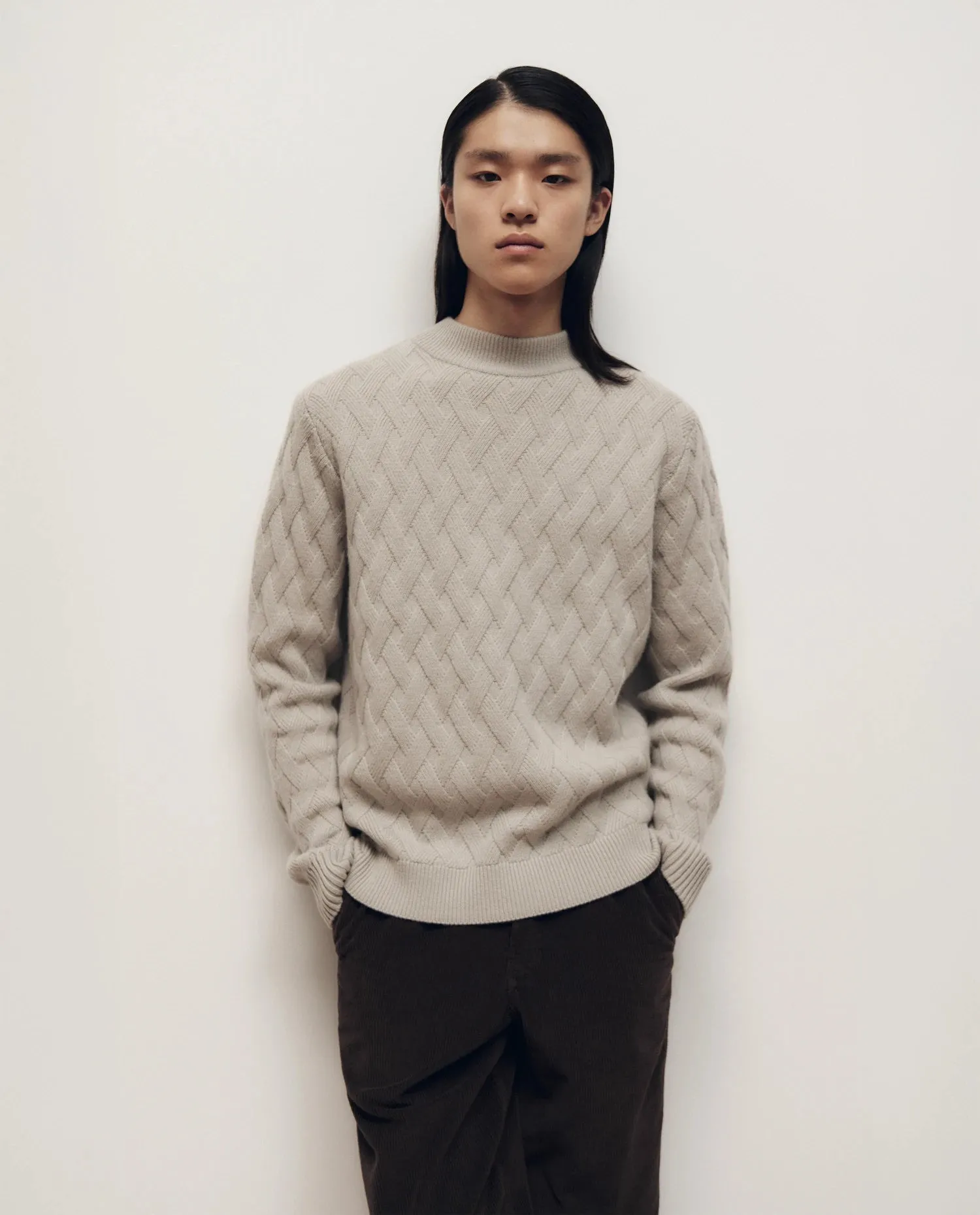 Woll-Mischung Pullover in Grau - Gerade Passform sold by Allude product image thumbnail 5