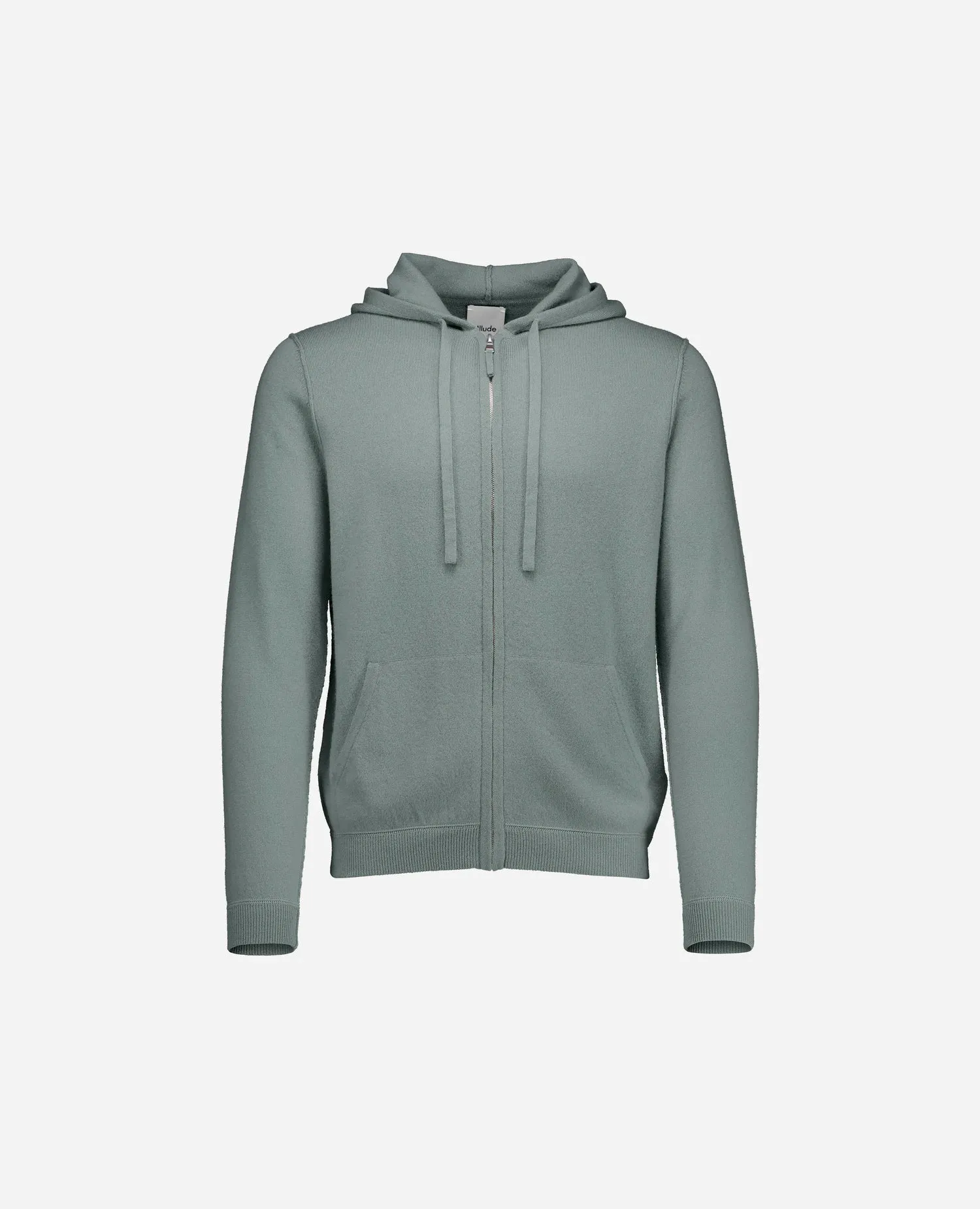 Woll-Mischung Strickjacke in Grün - Gerade Passform sold by Allude product image thumbnail 3