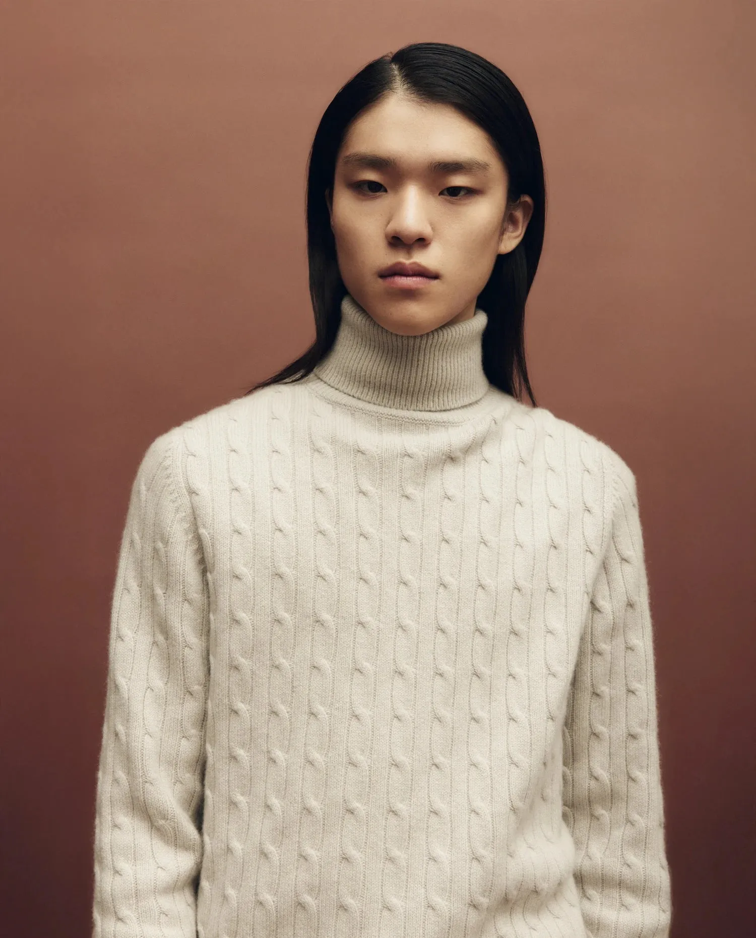 Cashmere Pullover in Grau - Gerade Passform sold by Allude product image thumbnail 4