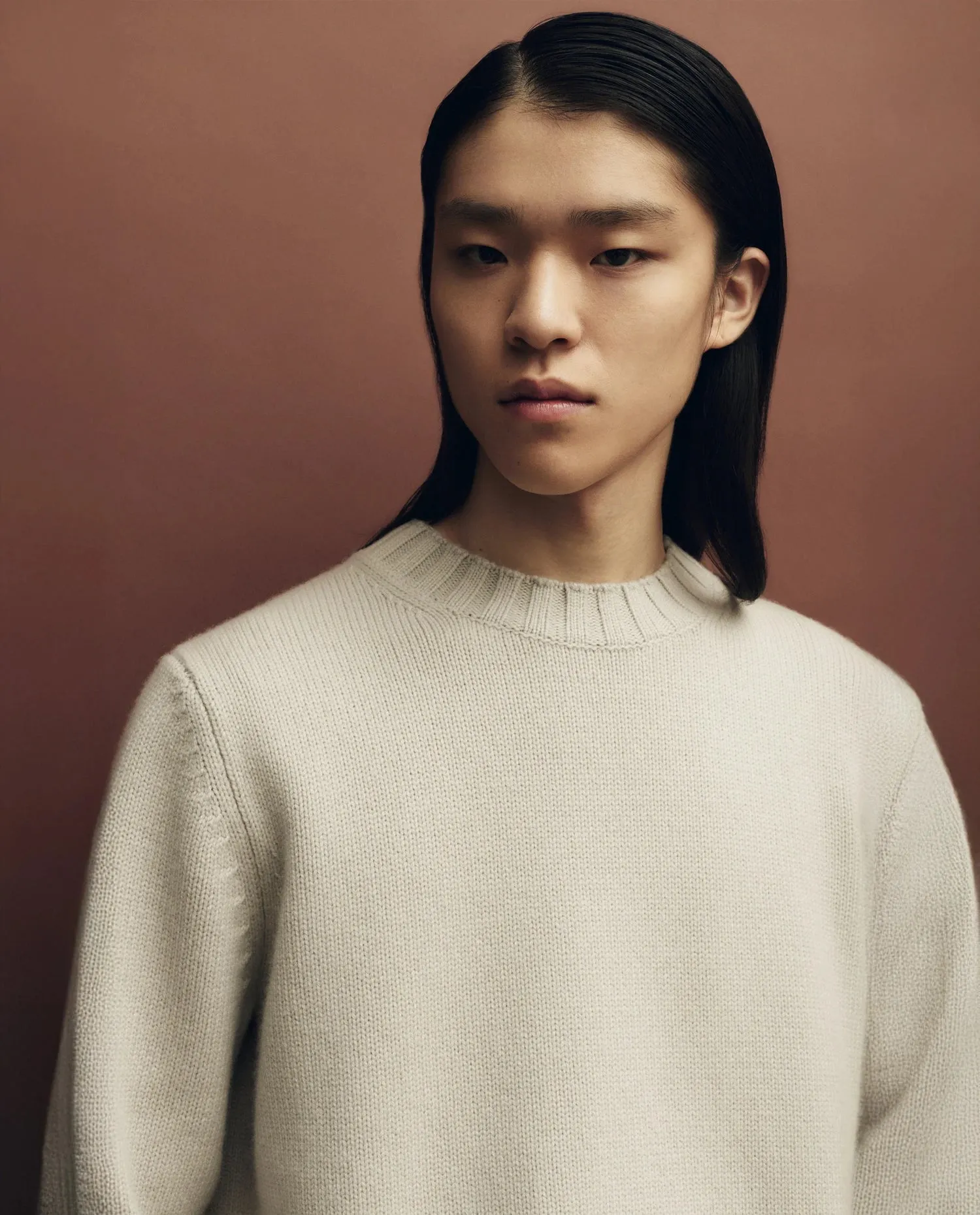 Cashmere Pullover in Grau - Gerade Passform sold by Allude product image thumbnail 5