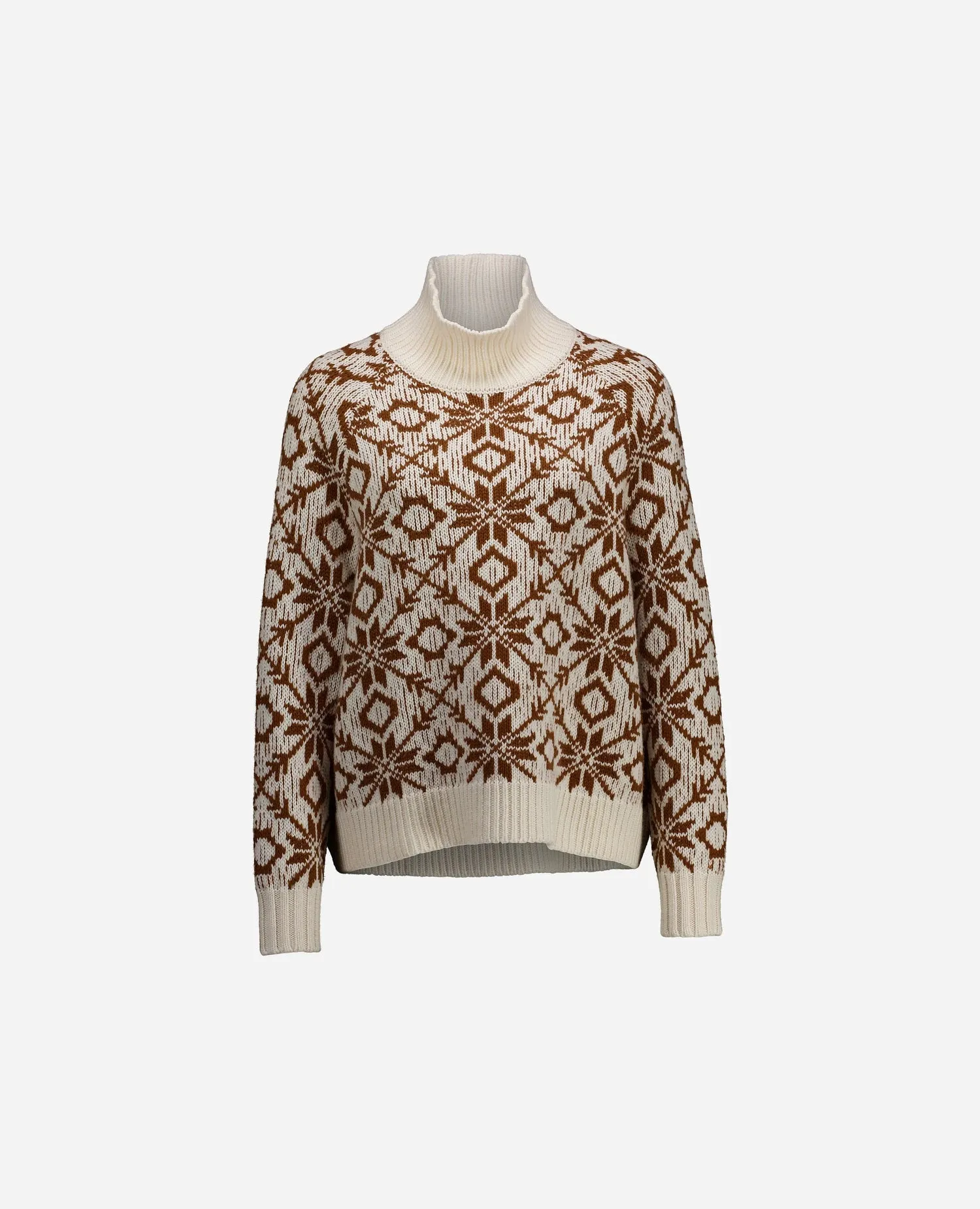 Woll-Mischung Pullover in Creme - Lockerer Schnitt sold by Allude product image thumbnail 2