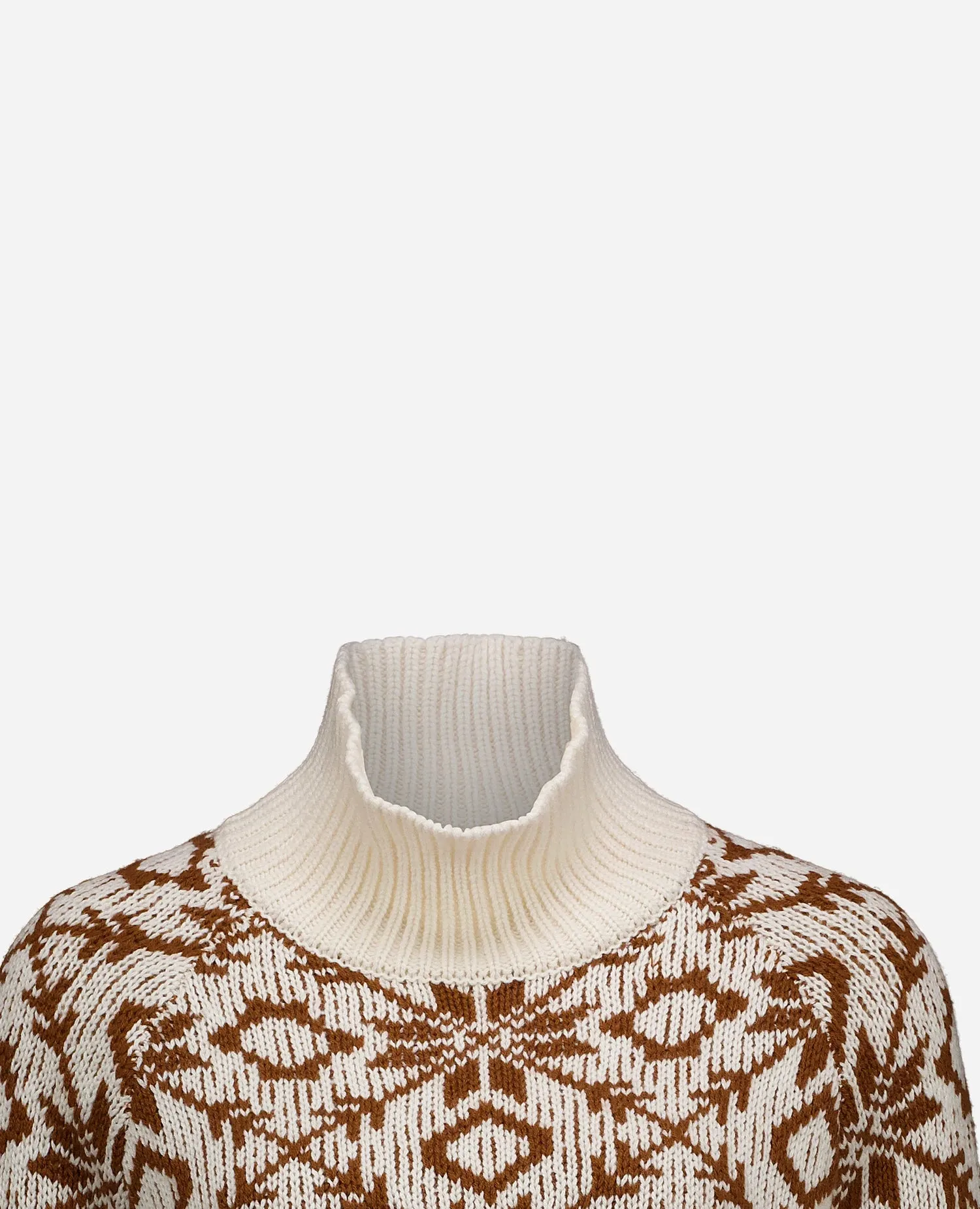 Woll-Mischung Pullover in Creme - Lockerer Schnitt sold by Allude product image thumbnail 4