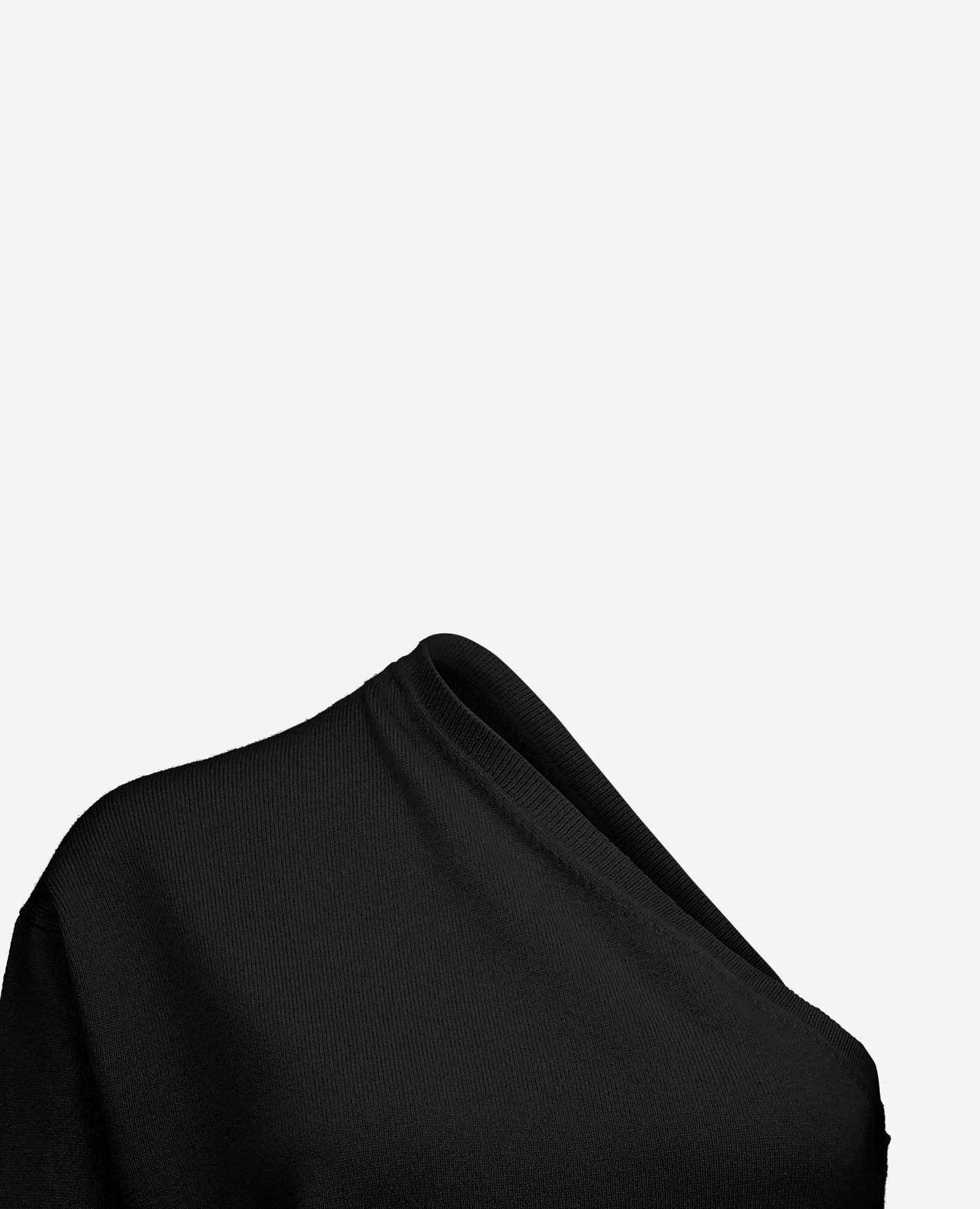 Woll-Mischung Pullover in Schwarz - Lockerer Schnitt sold by Allude product image thumbnail 3