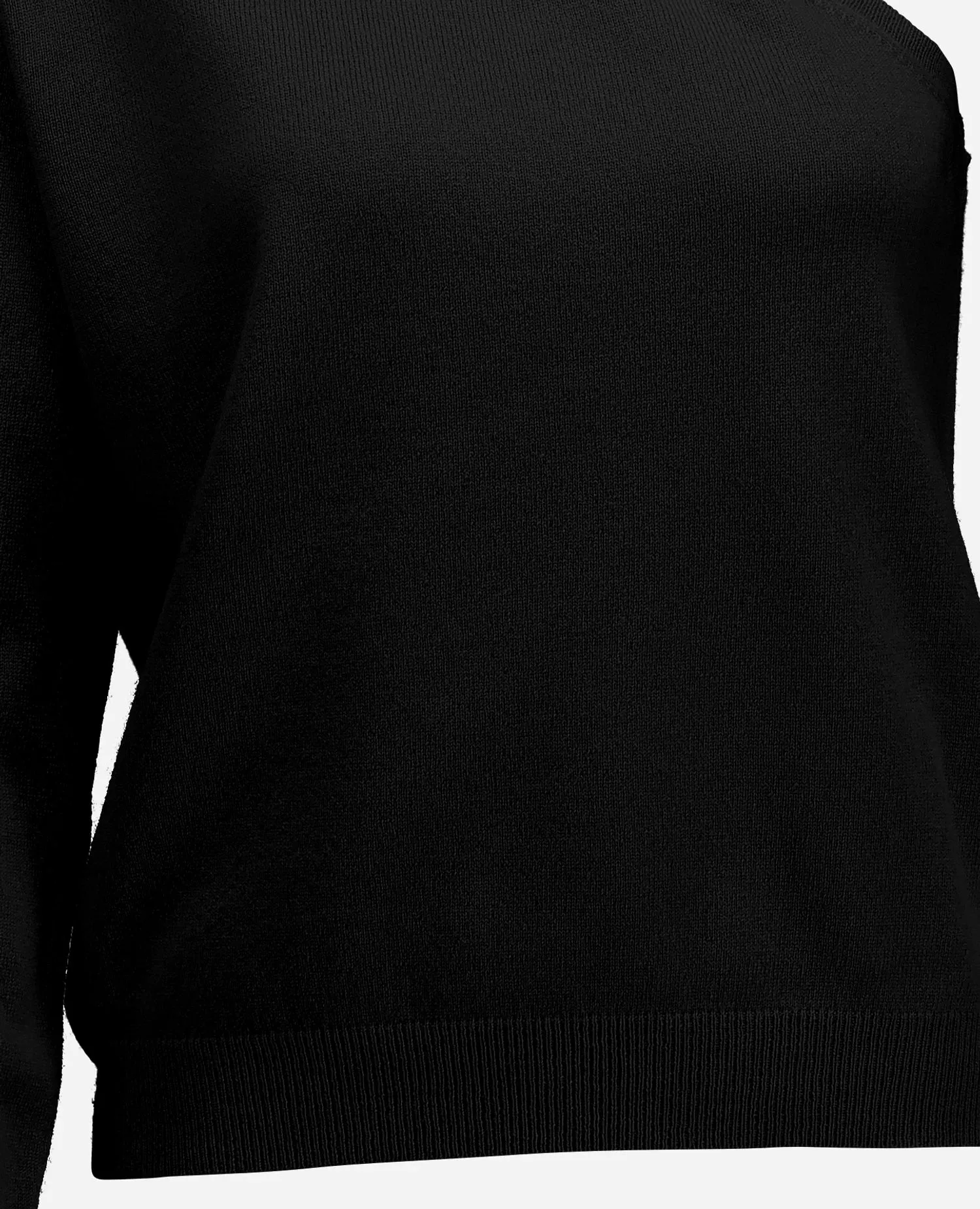 Woll-Mischung Pullover in Schwarz - Lockerer Schnitt sold by Allude product image thumbnail 4