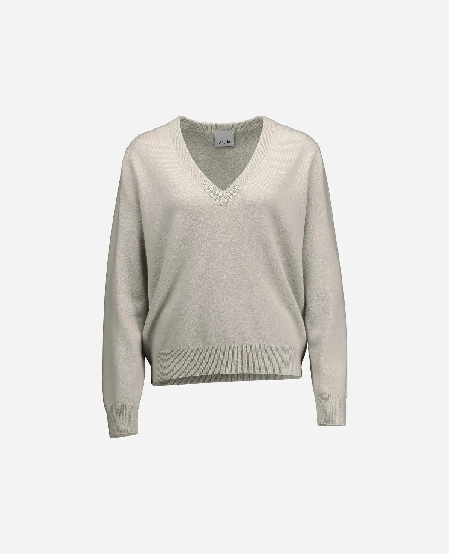 Cashmere Pullover in Grau - Lockerer Schnitt sold by Allude