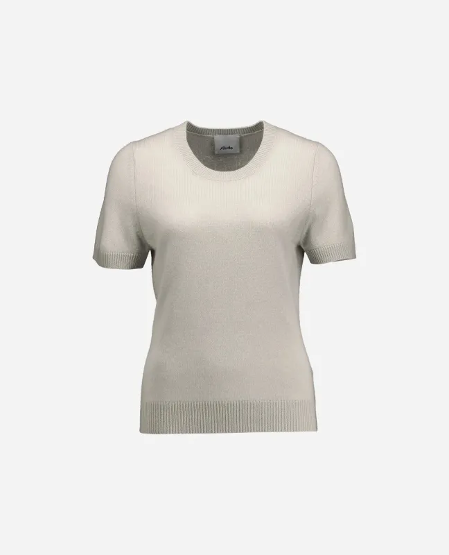 Cashmere Pullover in Grau - Taillierter Schnitt sold by Allude