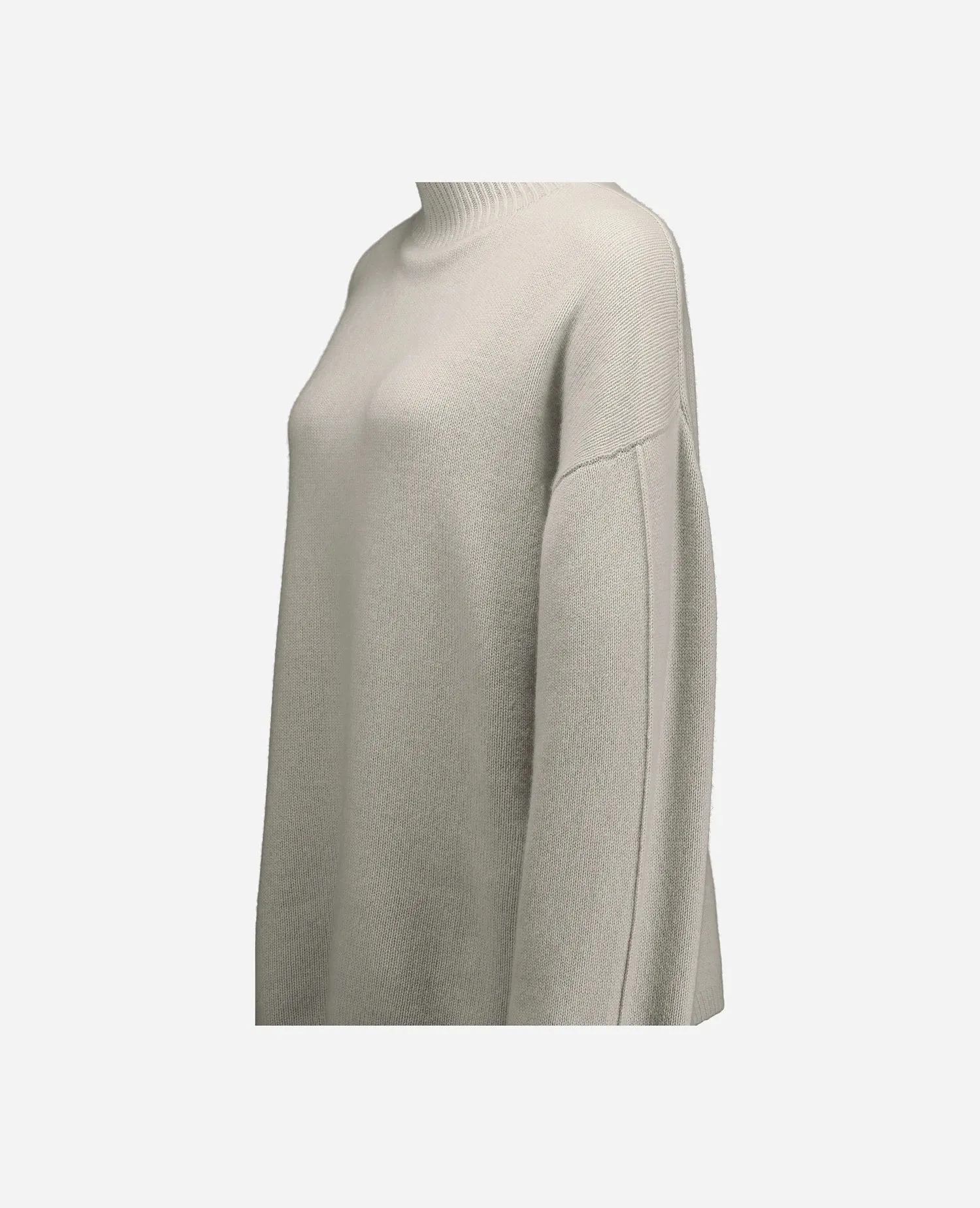 Cashmere Pullover in Grau - Lockerer Schnitt sold by Allude product image thumbnail 3