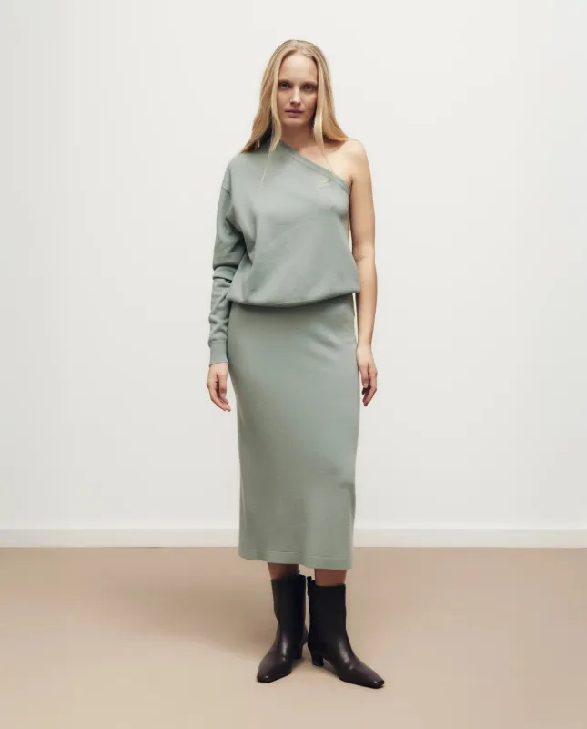 Cashmere Rock in Grün - Gerade Passform sold by Allude