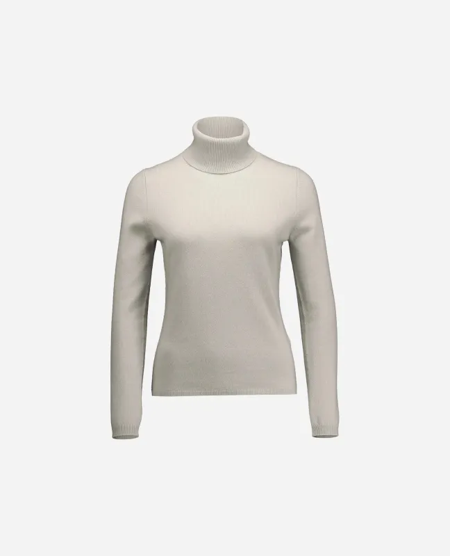 Cashmere Pullover in Grau - Taillierter Schnitt sold by Allude