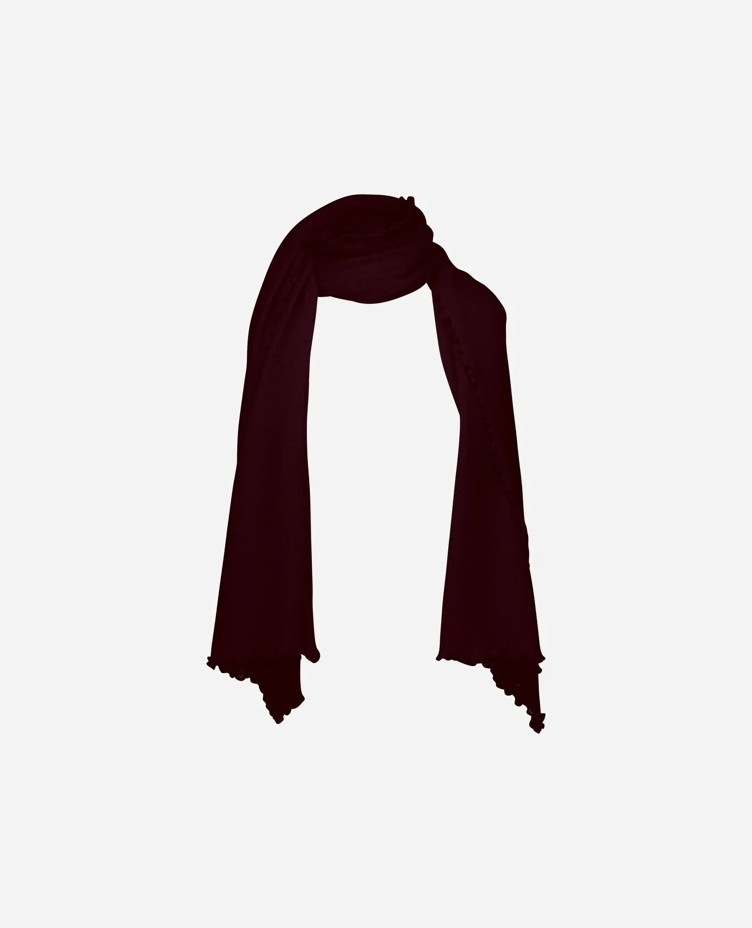 Cashmere Schal in Rot sold by Allude