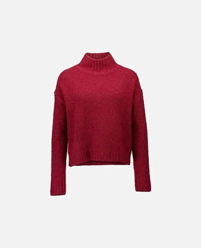 Cashmere Pullover in Rot - Lockerer Schnitt sold by Allude