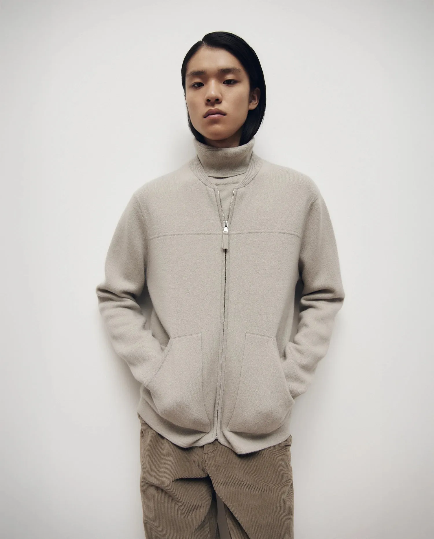 Woll-Mischung Jacket in Grau - lockerer Schnitt sold by Allude product image thumbnail 5