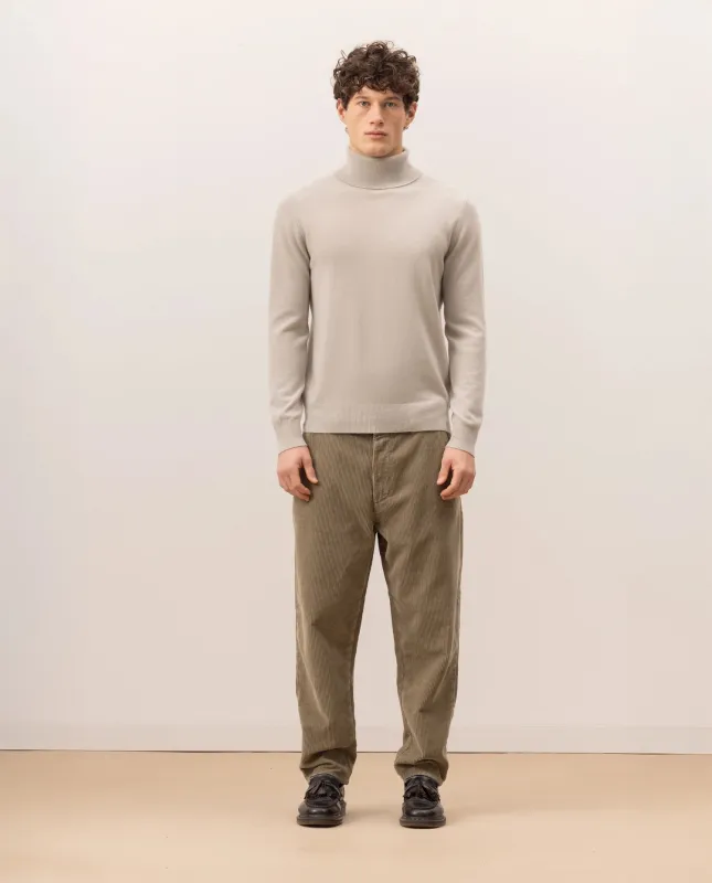 Cashmere Pullover in Grau - Gerade Passform made by Allude