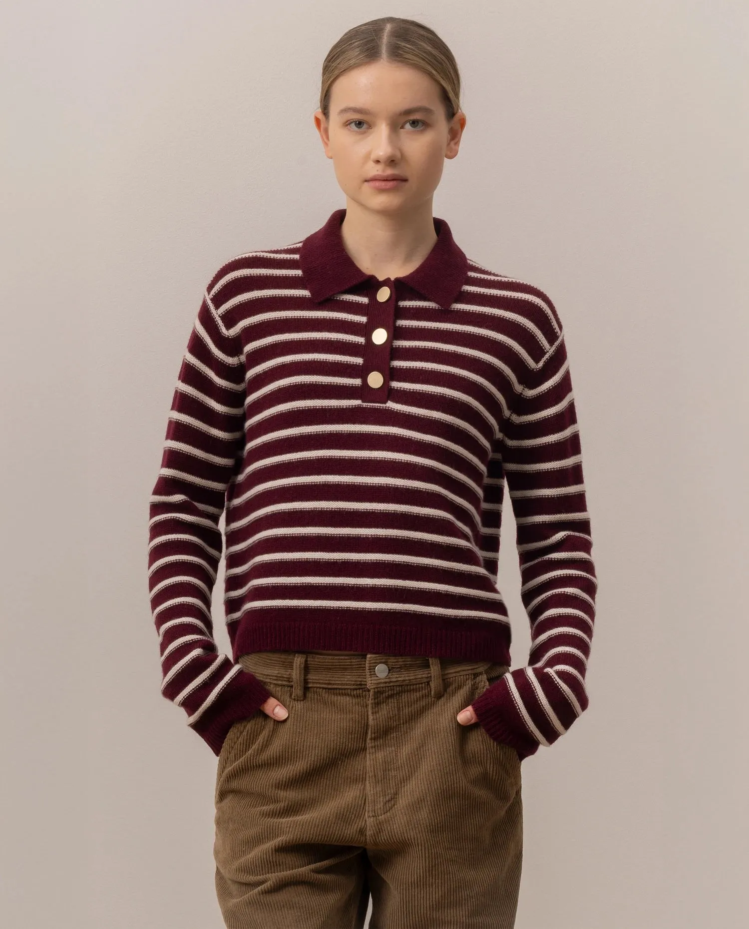 Woll-Mischung Pullover in Rot - Kastiger Schnitt sold by Allude product image thumbnail 2