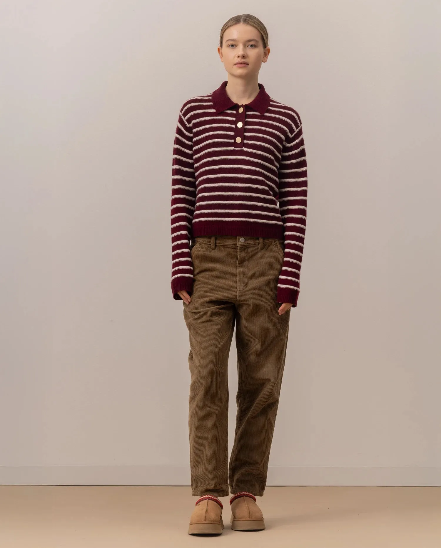 Woll-Mischung Pullover in Rot - Kastiger Schnitt sold by Allude product image thumbnail 3