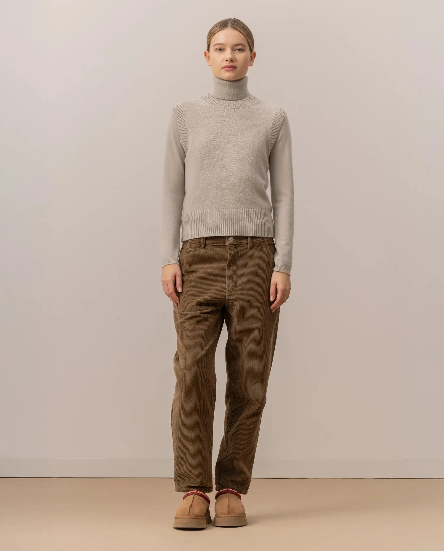 Cashmere Pullover in Grau - Gerade Passform sold by Allude product image thumbnail 5
