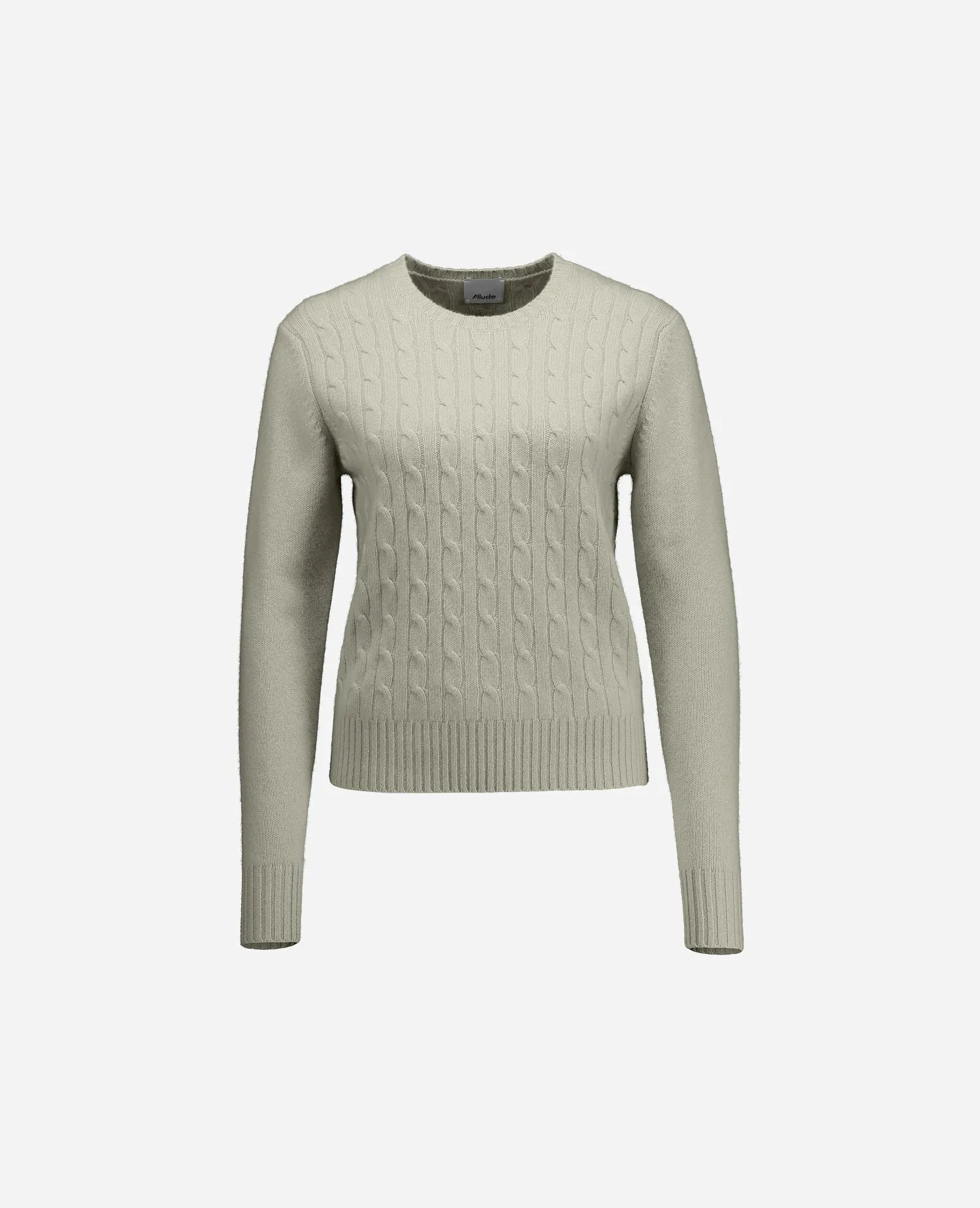 Cashmere Mischung Pullover in Grau - Gerade Passform sold by Allude product image thumbnail 3