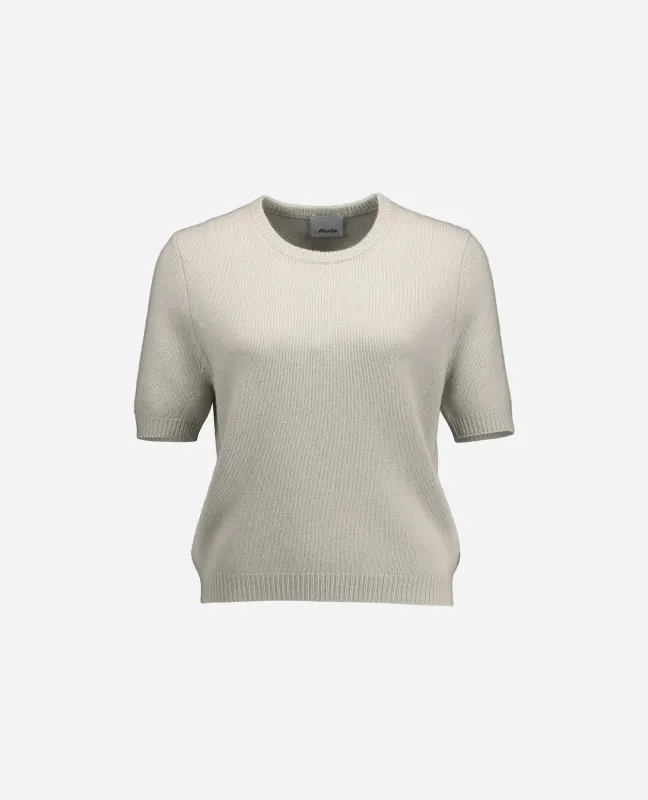 Cashmere Pullover in Grau - Gerade Passform made by Allude