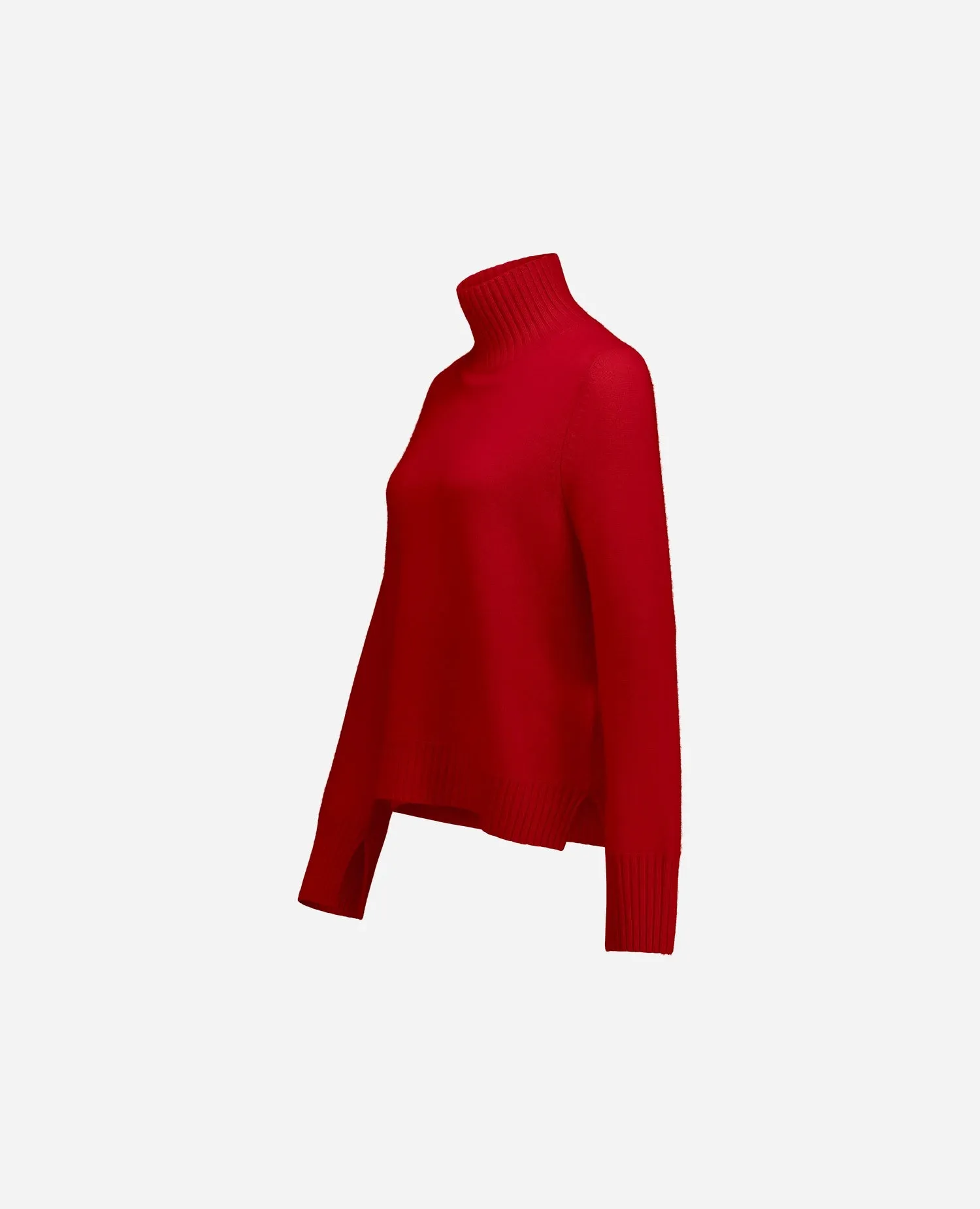Cashmere Pullover in Rot - Lockerer Schnitt sold by Allude product image thumbnail 3