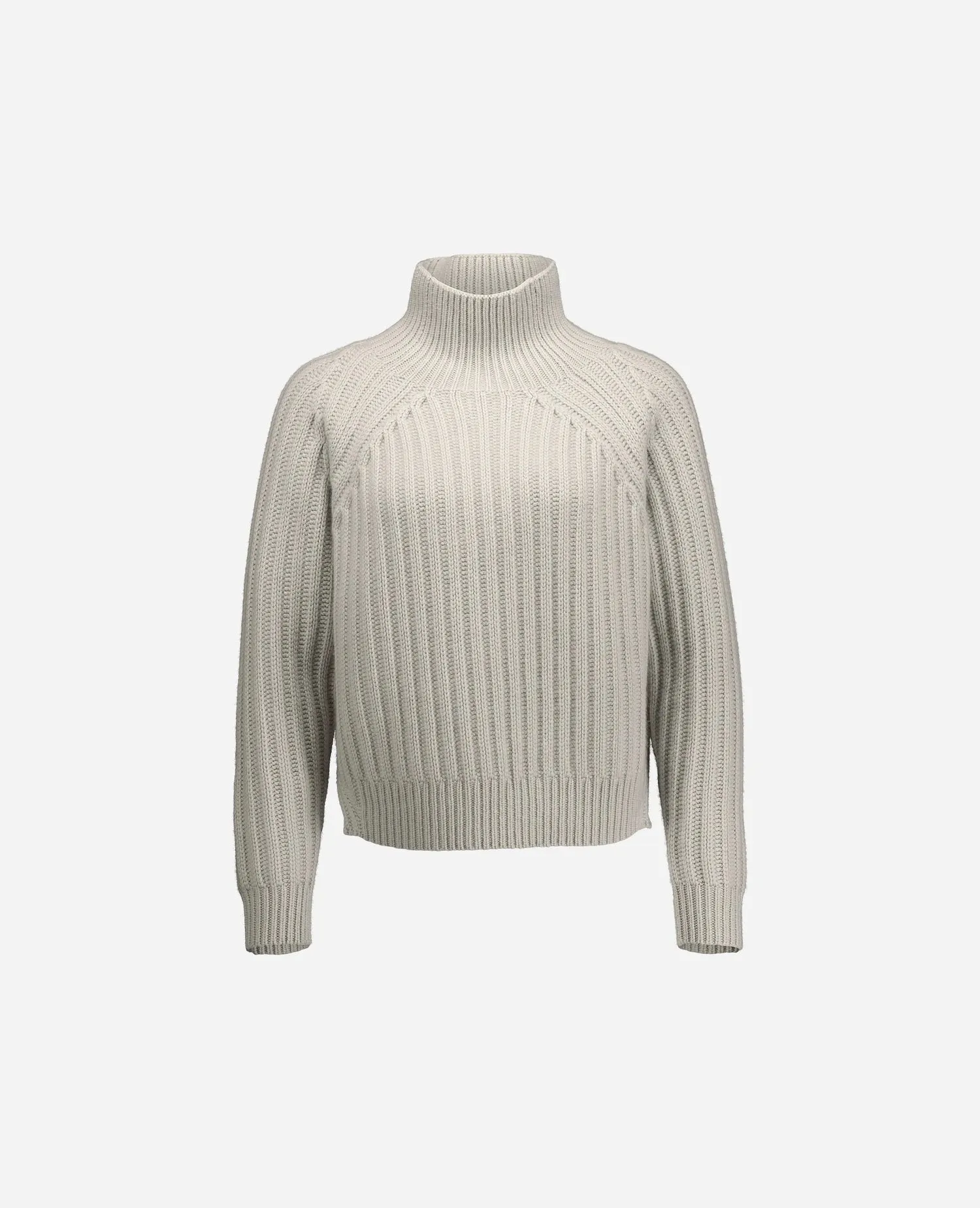 Cashmere Pullover in Grau - Kastiger Schnitt sold by Allude
