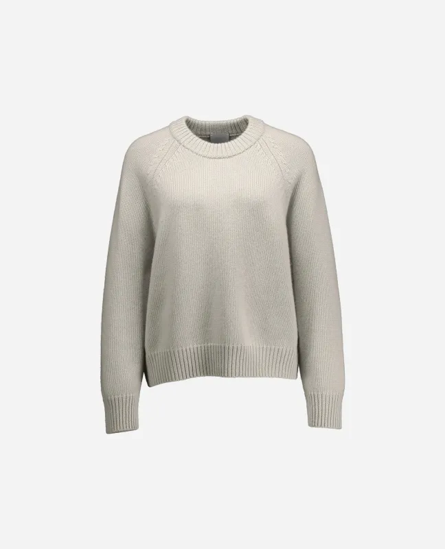 Cashmere Pullover in Grau - Kastiger Schnitt sold by Allude