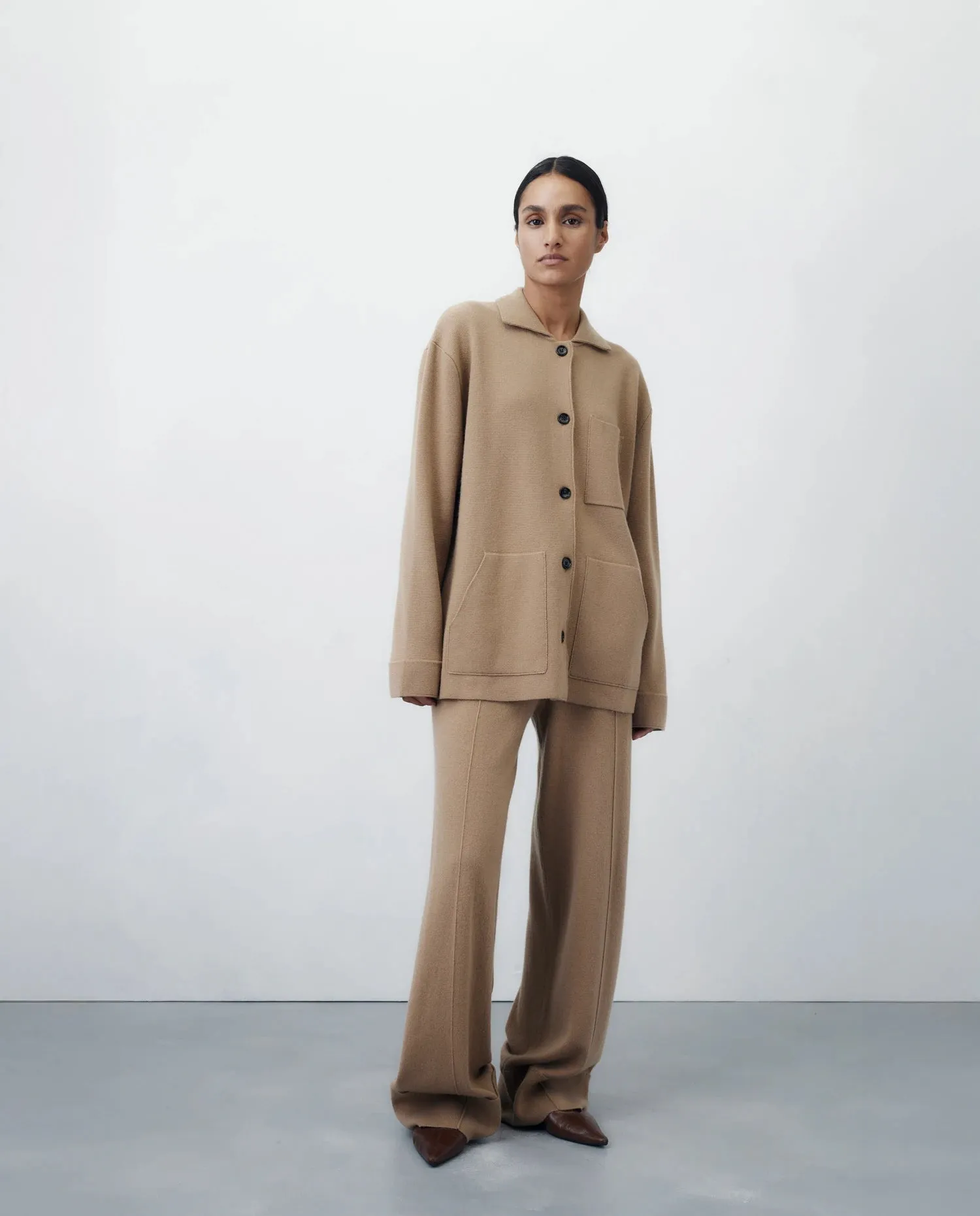 Cashmere Jacket in Beige sold by Allude product image thumbnail 3