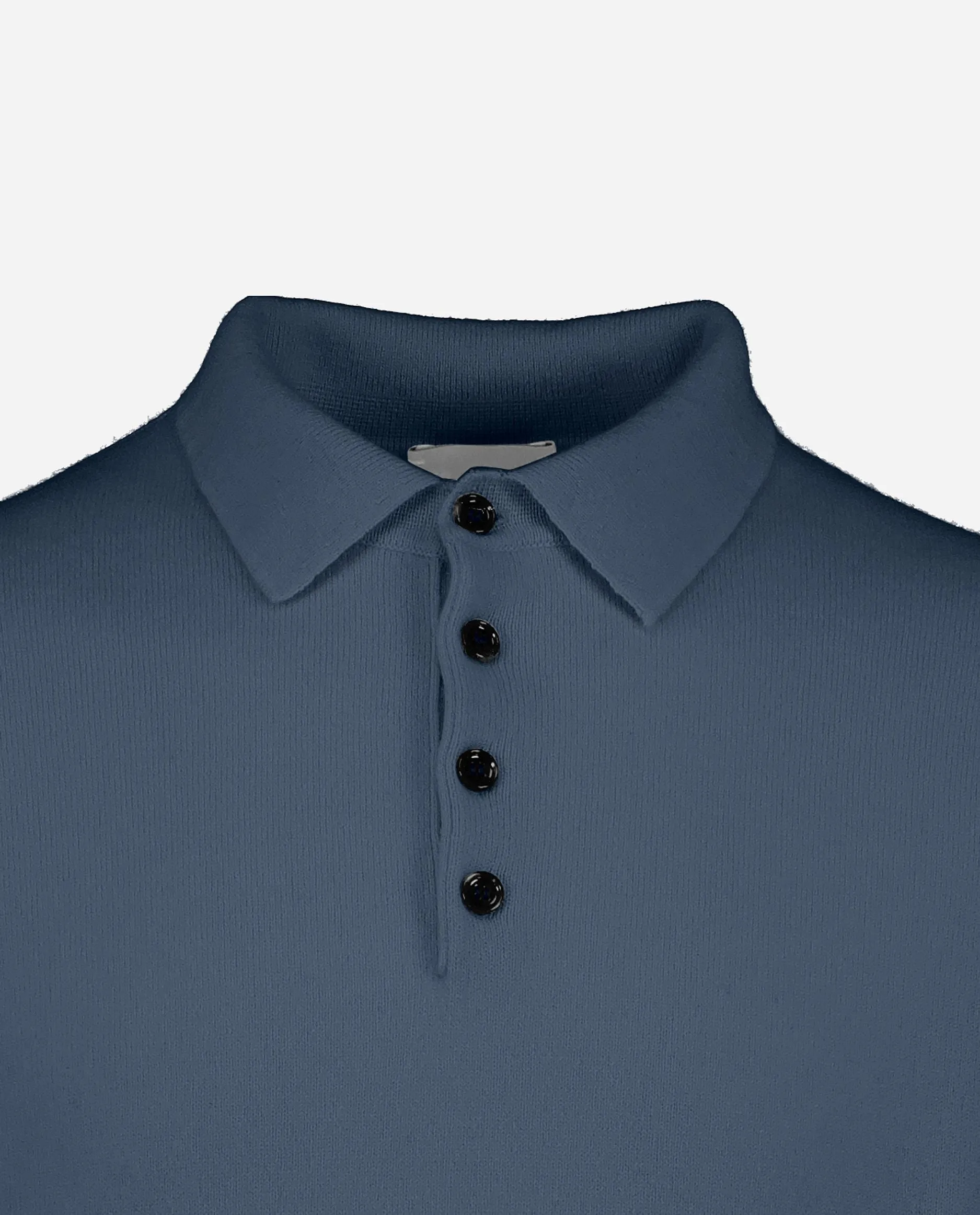 Polo Pullover aus Cashmere in Blau sold by Allude product image thumbnail 3