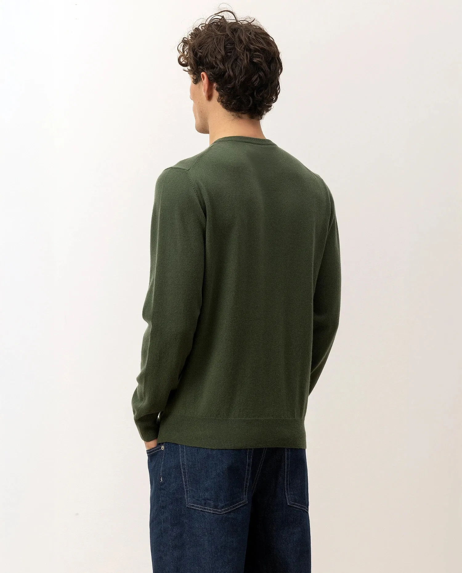 Rundhals Pullover aus Cashmere in Grün sold by Allude product image thumbnail 4
