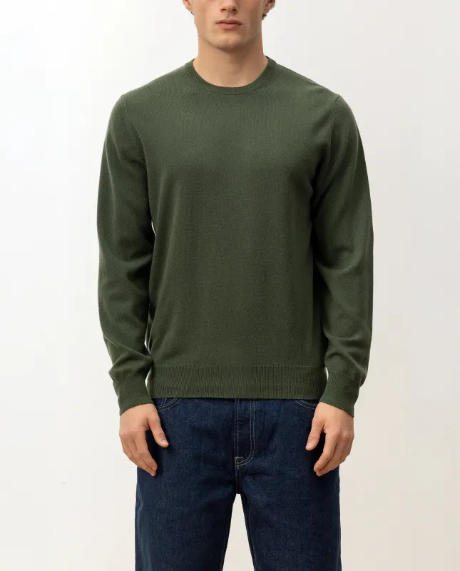 Rundhals Pullover aus Cashmere in Grün sold by Allude