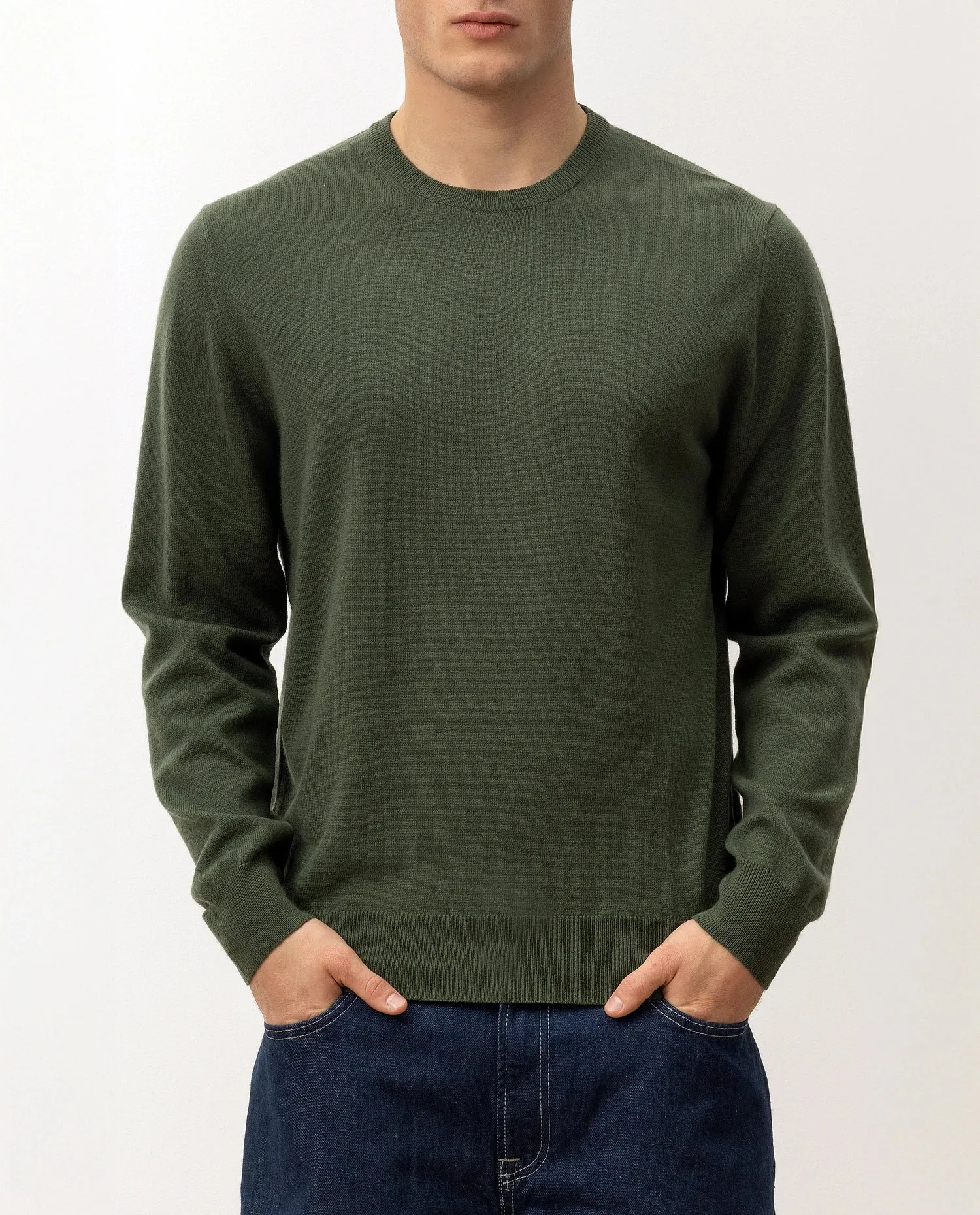 Rundhals Pullover aus Cashmere in Grün sold by Allude product image thumbnail 2