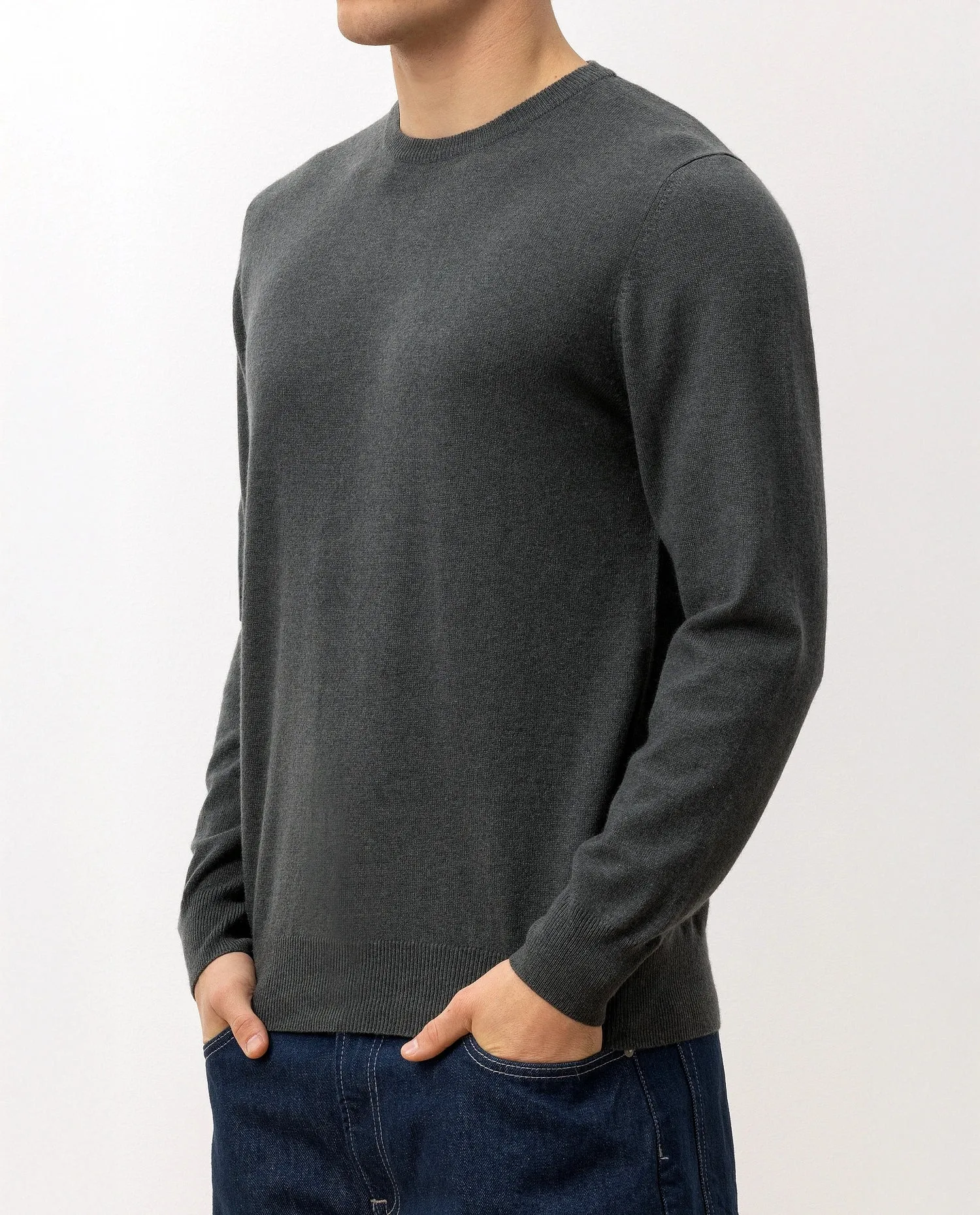 Rundhals Pullover aus Cashmere in Grün sold by Allude product image thumbnail 3