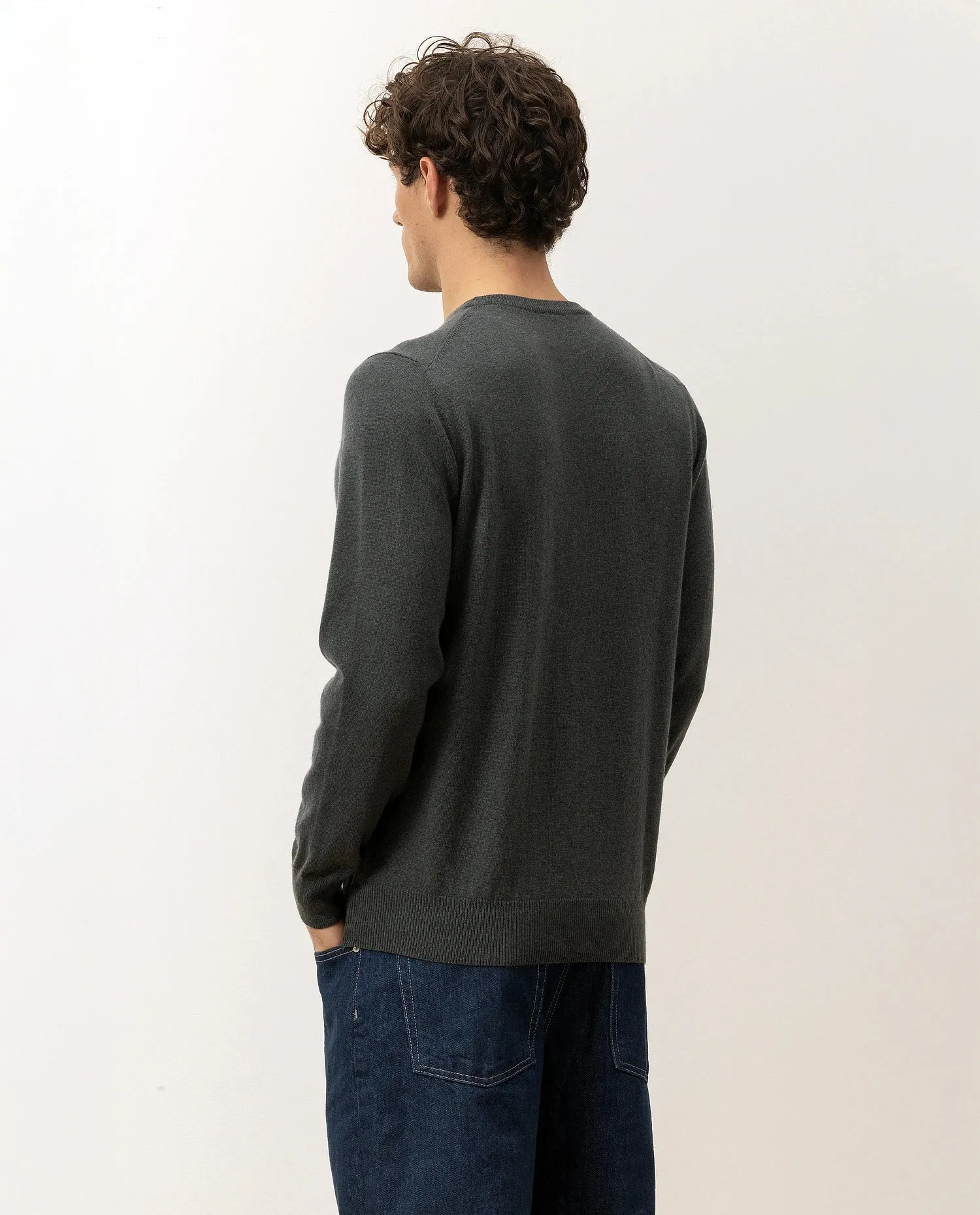 Rundhals Pullover aus Cashmere in Grün sold by Allude product image thumbnail 4