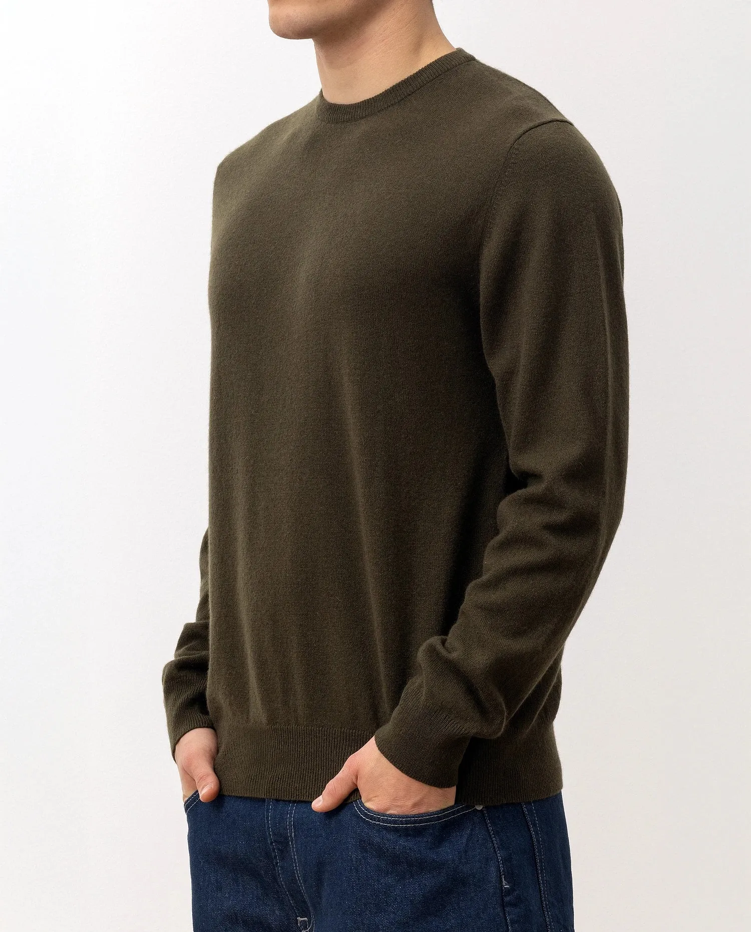 Rundhals Pullover aus Cashmere in Braun sold by Allude product image thumbnail 3